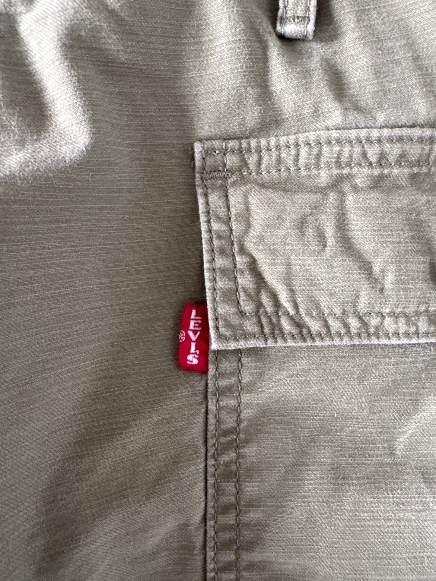 Levi’s Loose Straight Surplus Trousers Green Khaki Pants