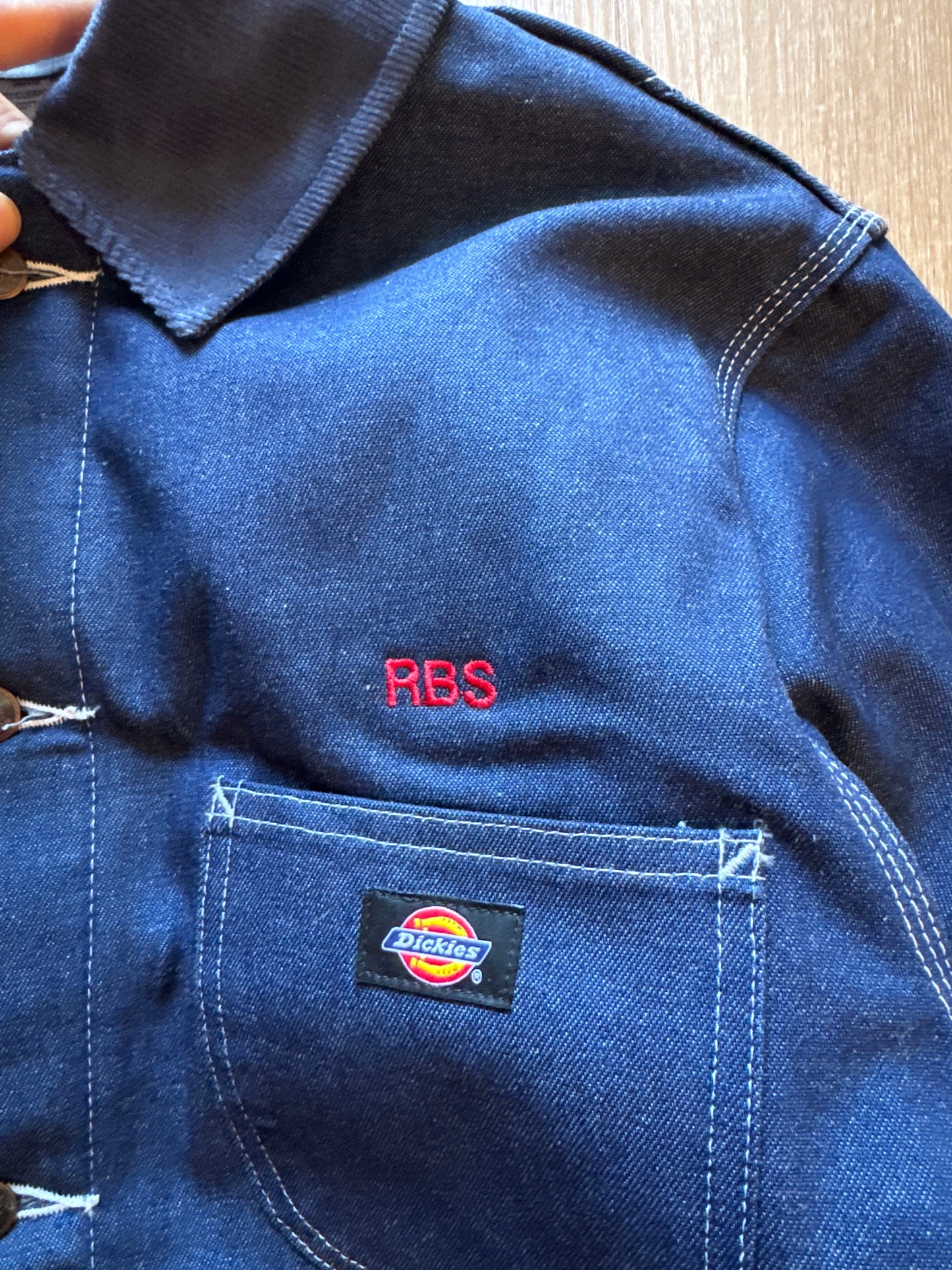 Vintage Dickies Blanket Lined Denim Chore Coat