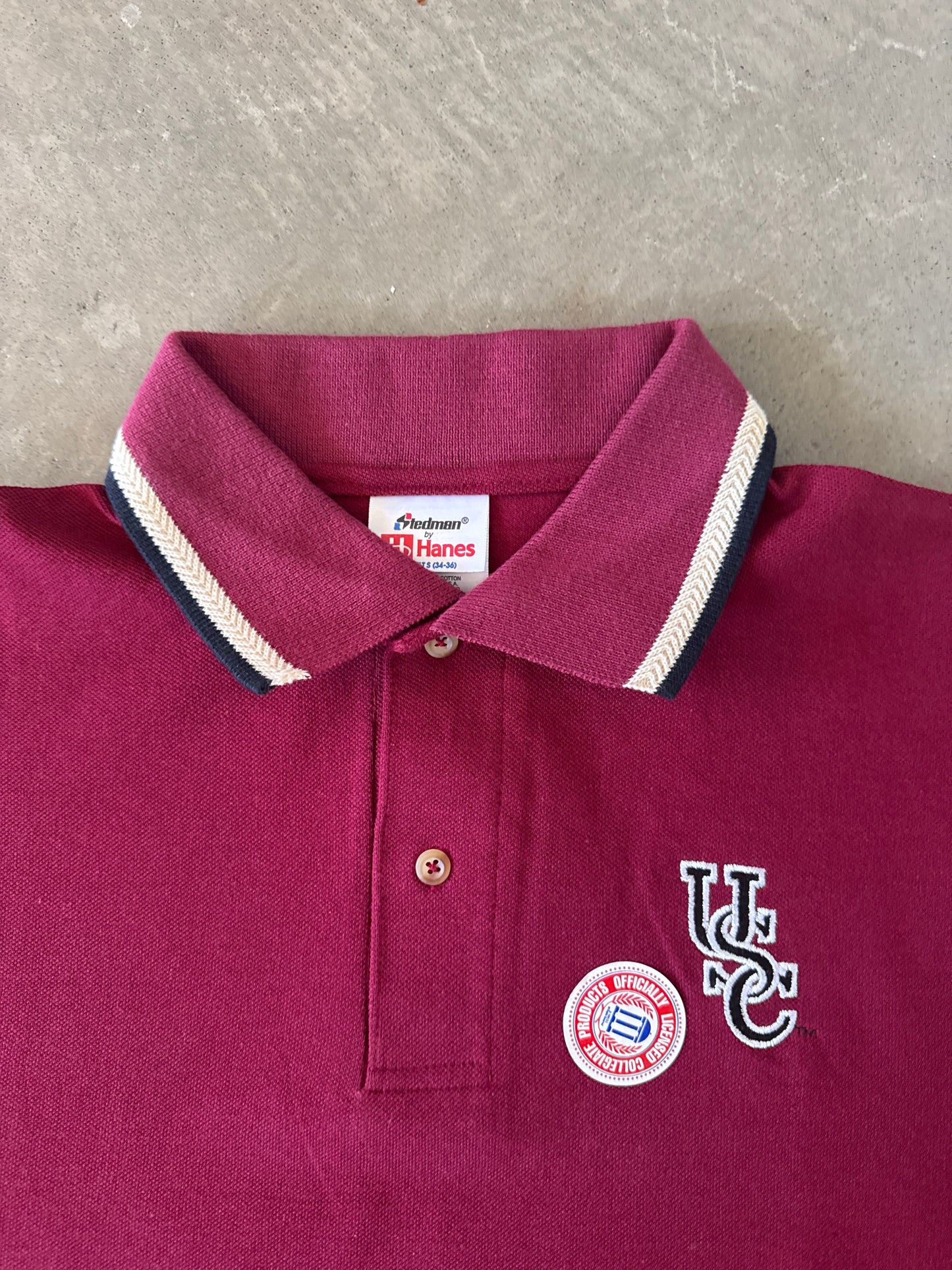 Vintage University Of South Carolina Gamecocks Polo