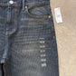 Pacsun Dark Indigo Dylan Baggy Mid Rise Classic Baggy Fit Wide Leg Denim Jeans