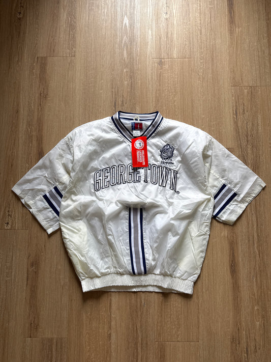 Vintage Collegiate Sportswear University Of Georgetown Hoya Windbreaker Tee