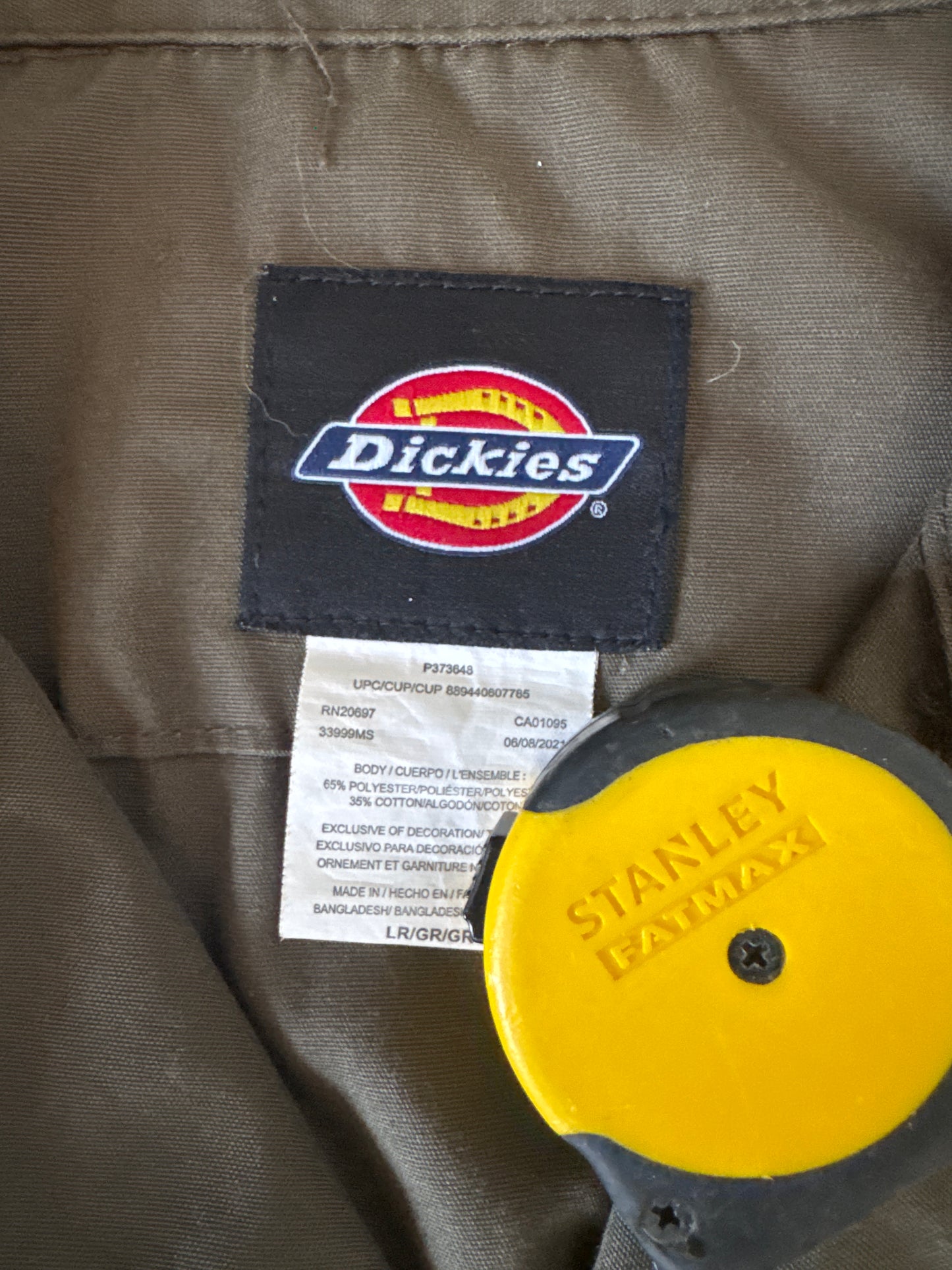 Dickies Coverall Short Sleeve Lightweight Jumpsuit