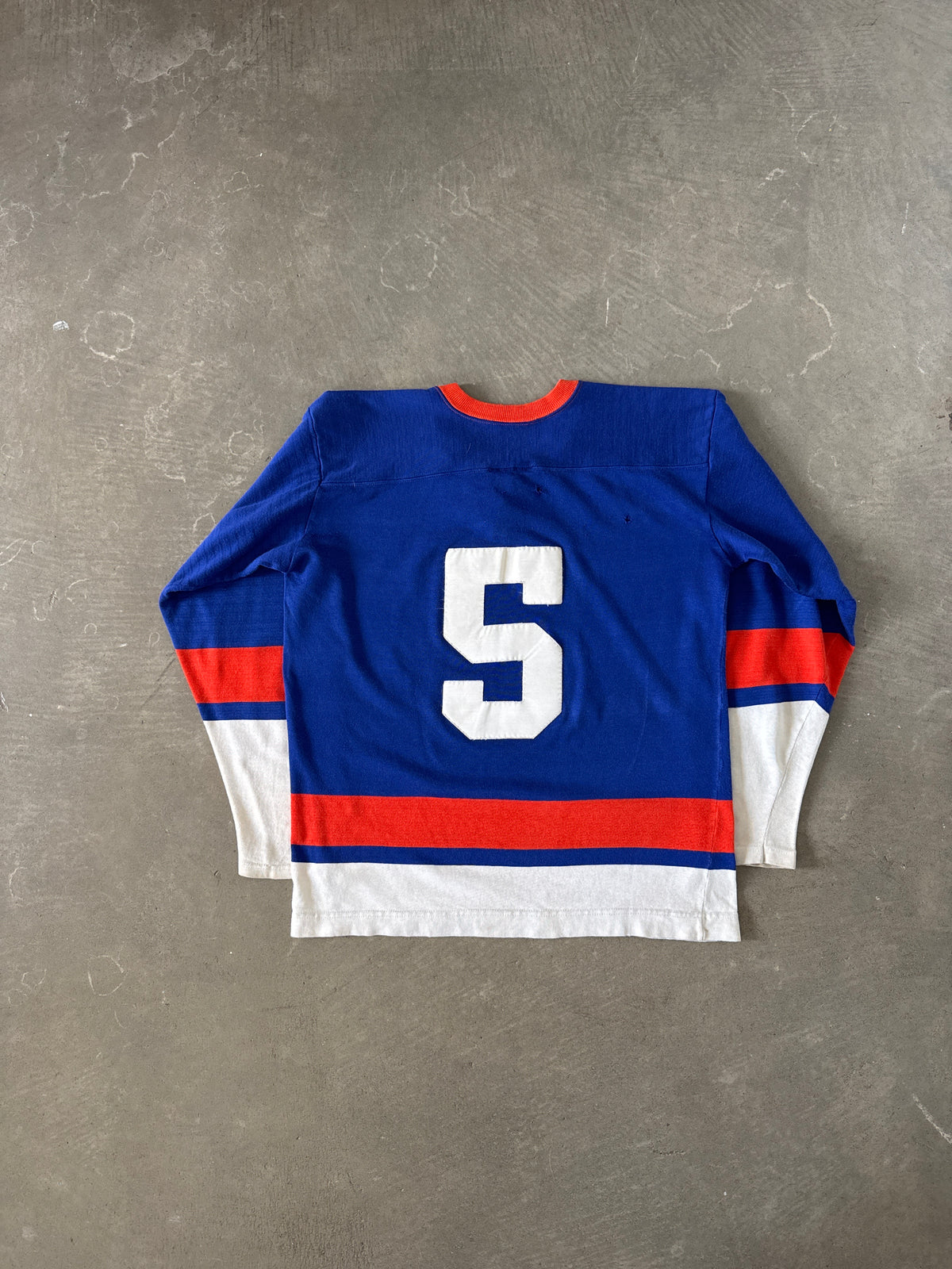 Vintage 1950s Blank Hockey Jersey