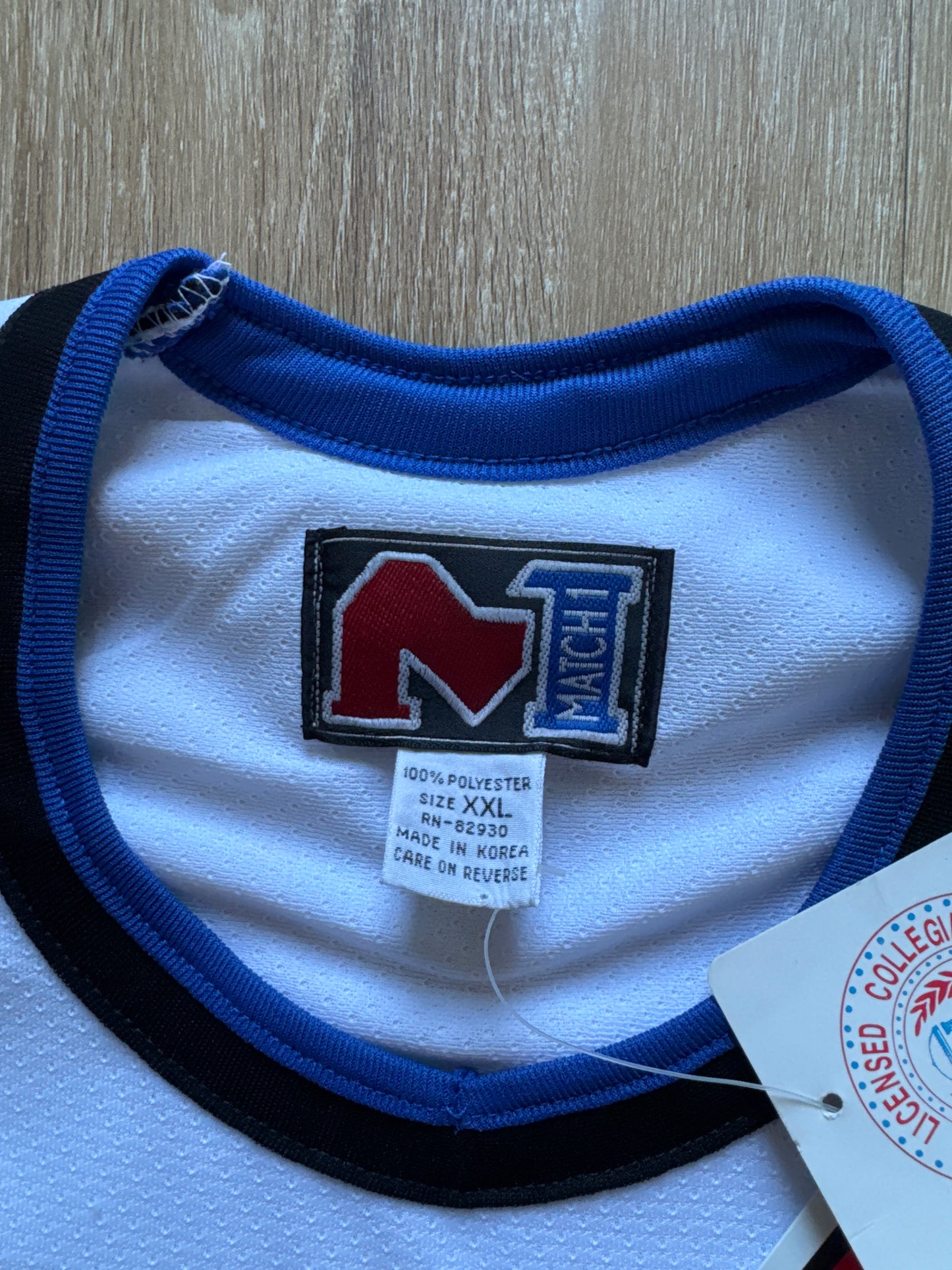 Vintage 90s Match 1 Collegiate Sportswear Duke University Blue Devils Hockey Jersey