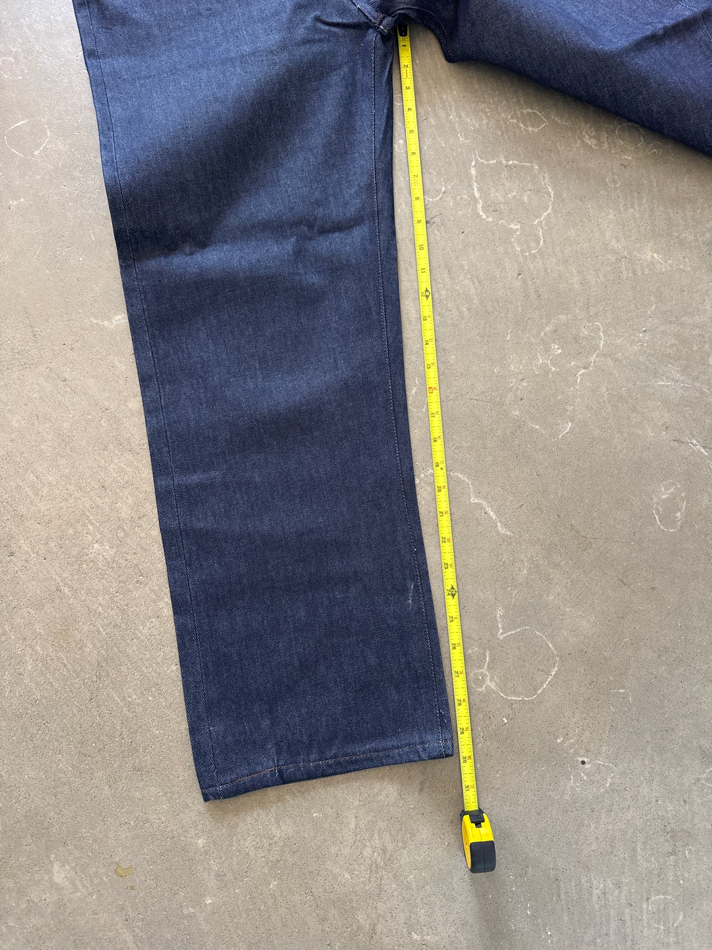 Evisu Japanese Brown Wave Art Selvedge Denim Jeans