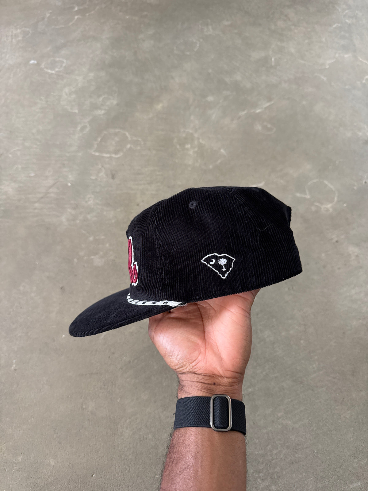 University Of South Carolina Gamecocks Corduroy Snap Back Hat