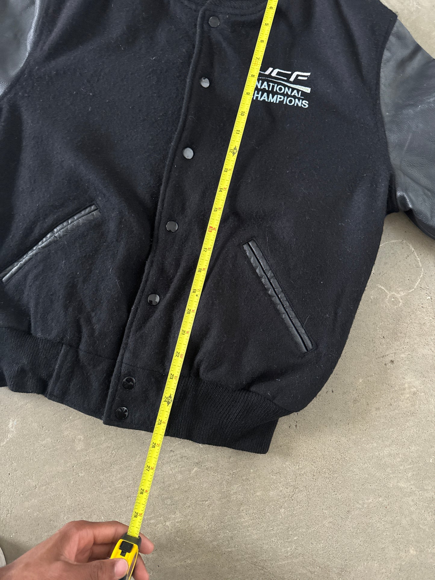 Vintage UCF National Champions EmbroideredVaristy Leather Jacket