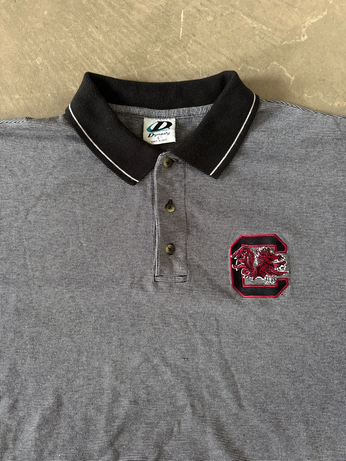 Vintage 90s University Of South Carolina Gamecocks Polo Shirt