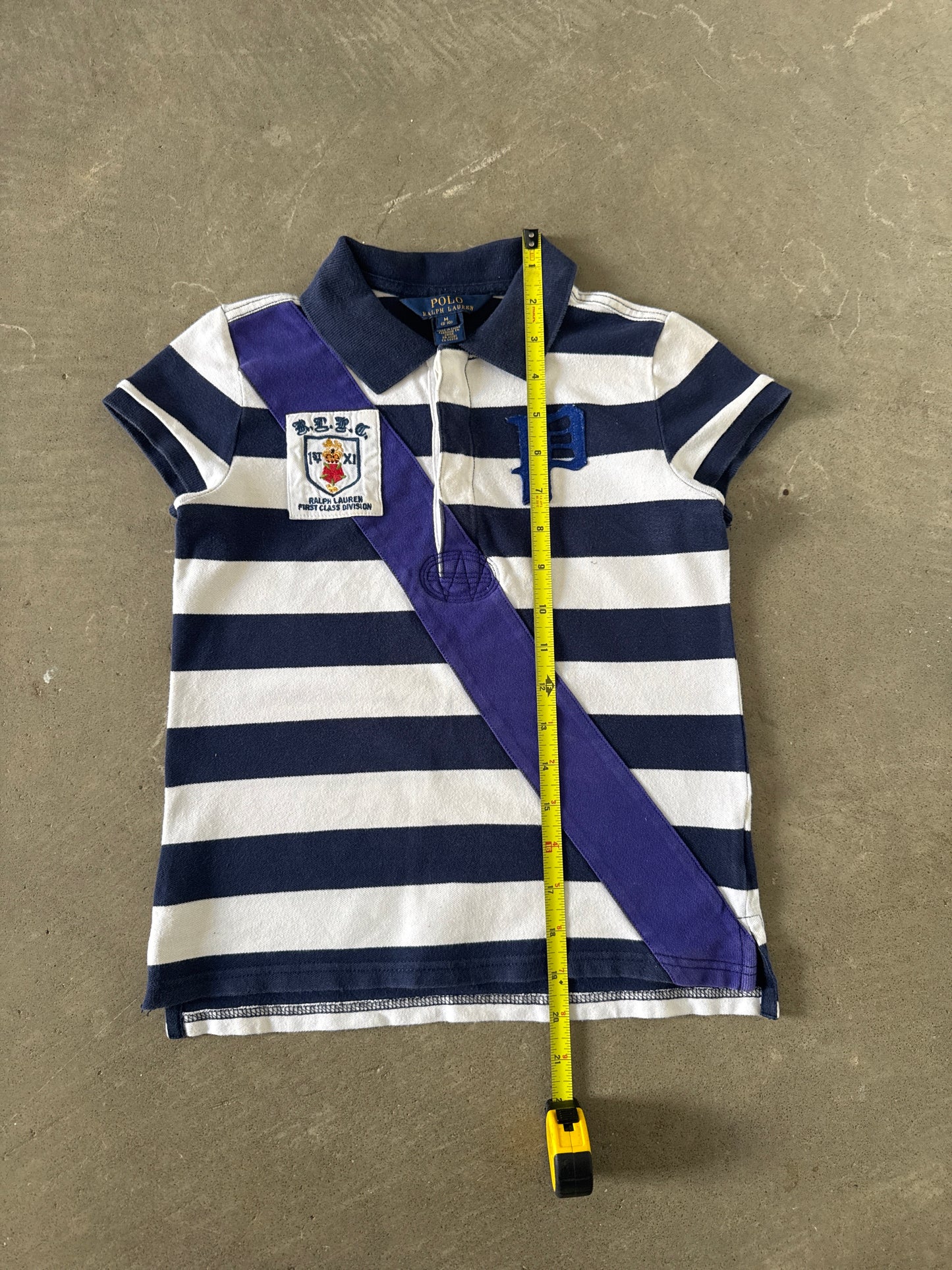 Polo Ralph Lauren Girls Banner Stripe Rugby Shirt
