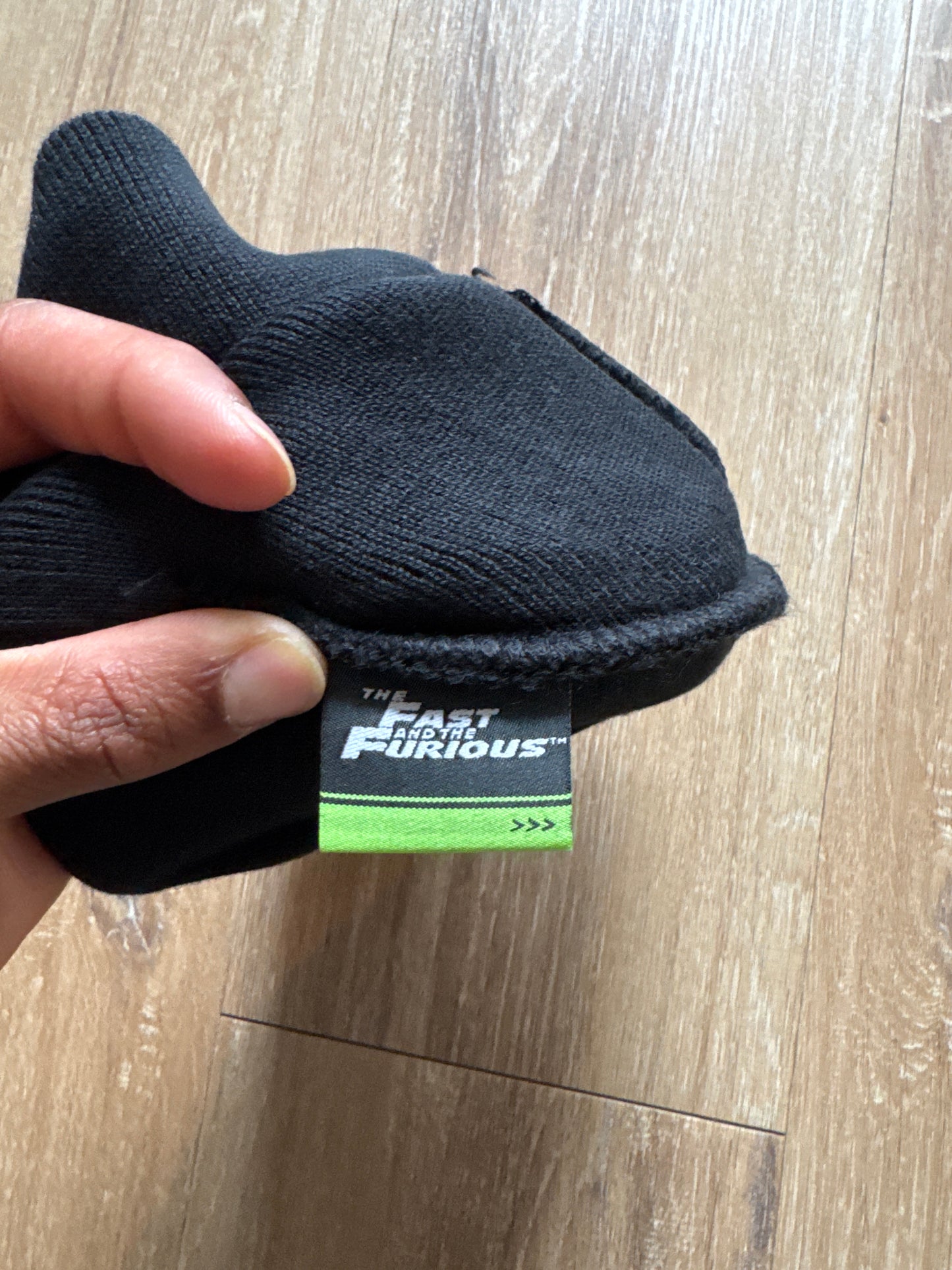 The Fast And The Furious 2 Fast 2 Furious Knit Yellow Beanie Hat