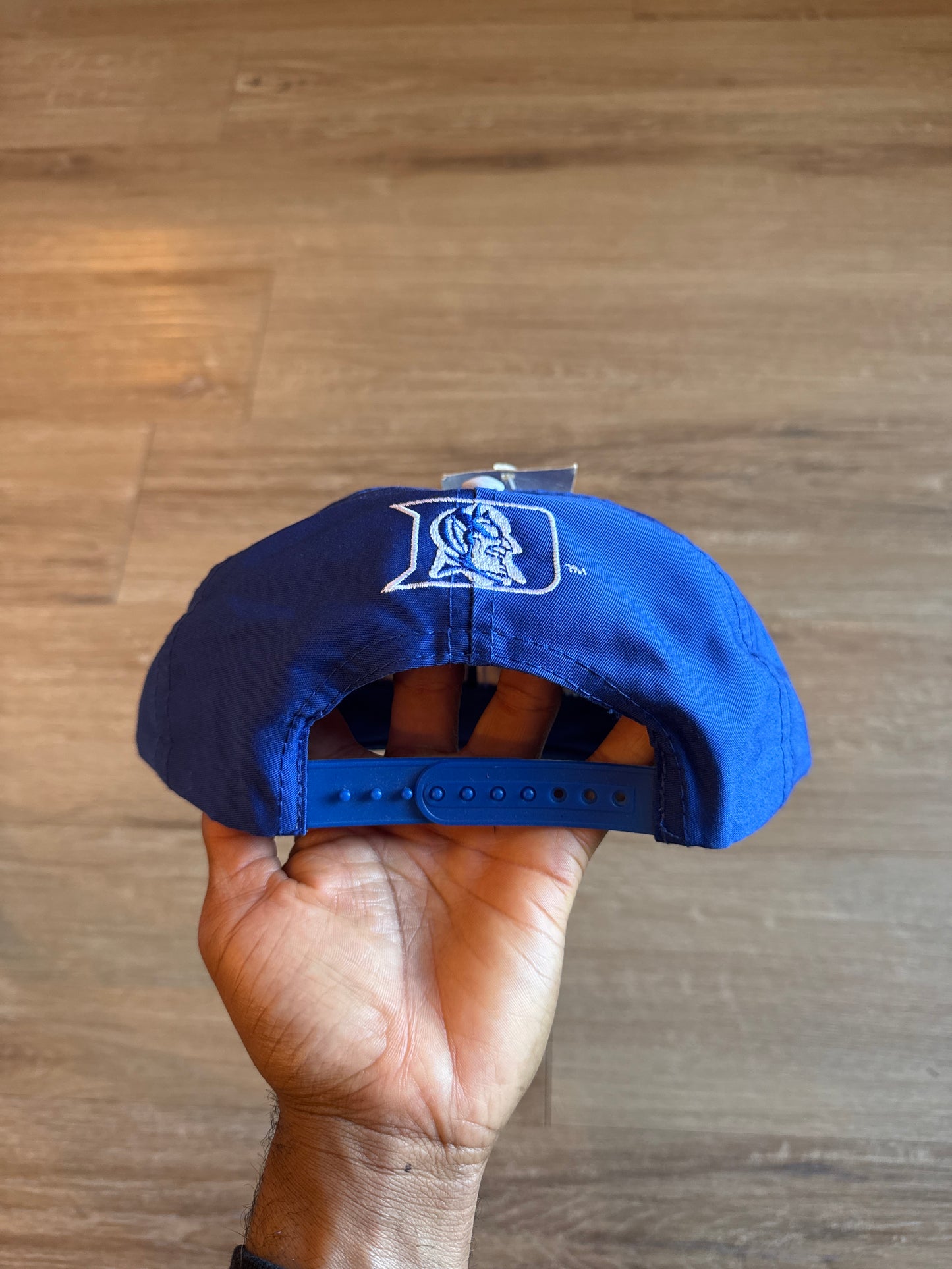 Vintage 90s Super Star Speedway Collegiate Sportswear Duke University Blue Devils Snap Back Hat