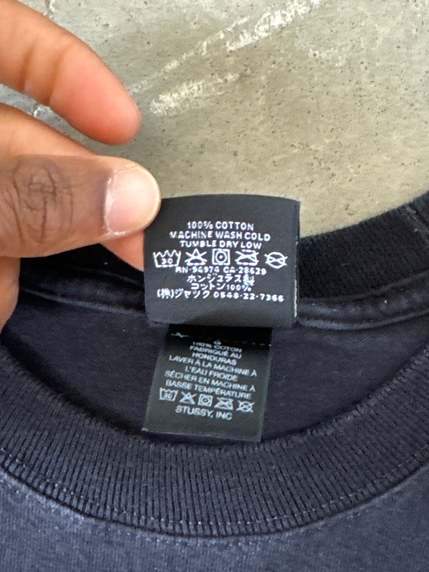 Stussy Welder Black Tee