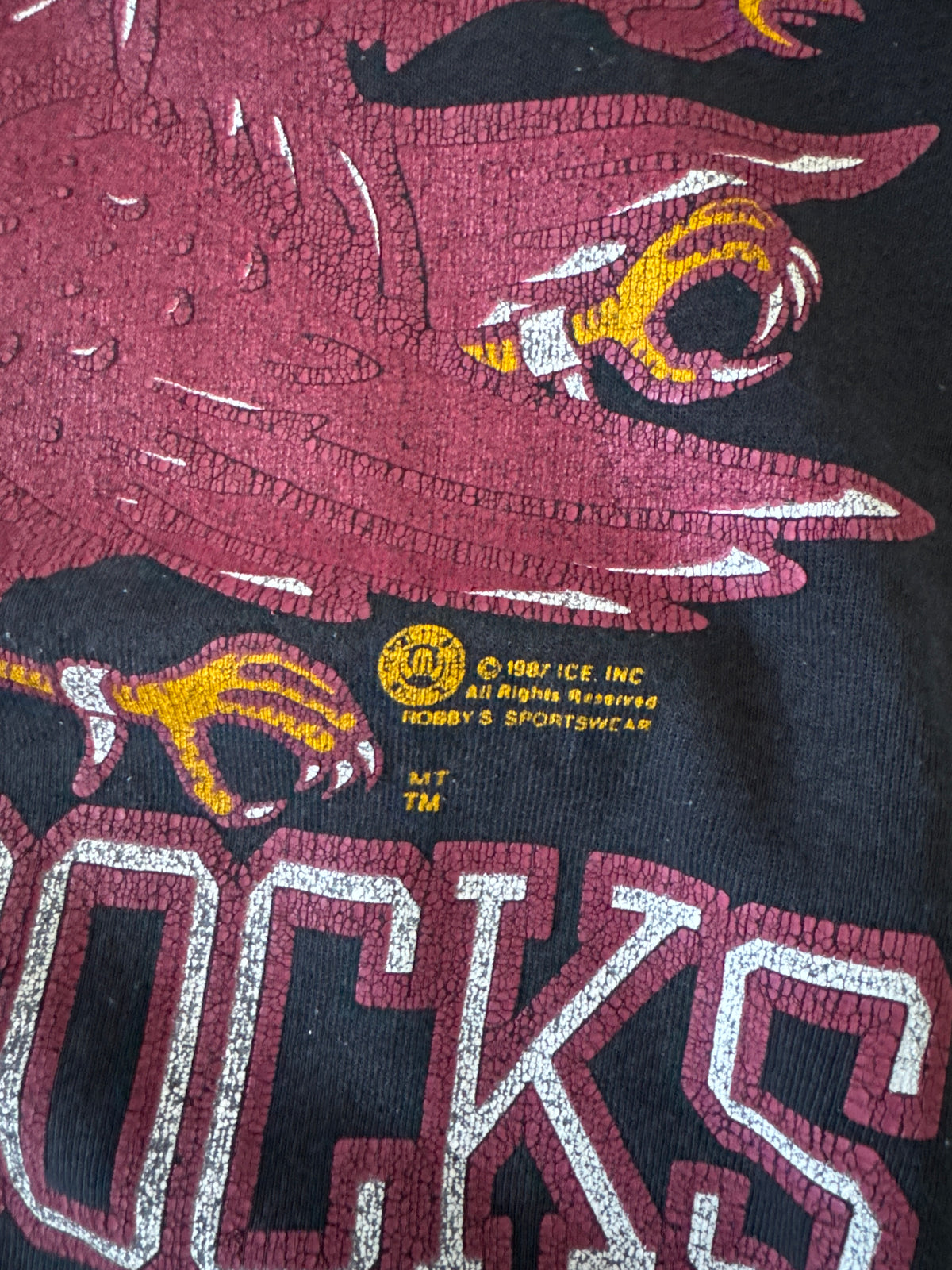Vintage 1987 Russell Athletic University Of South Carolina Gamecocks Sweatshirt