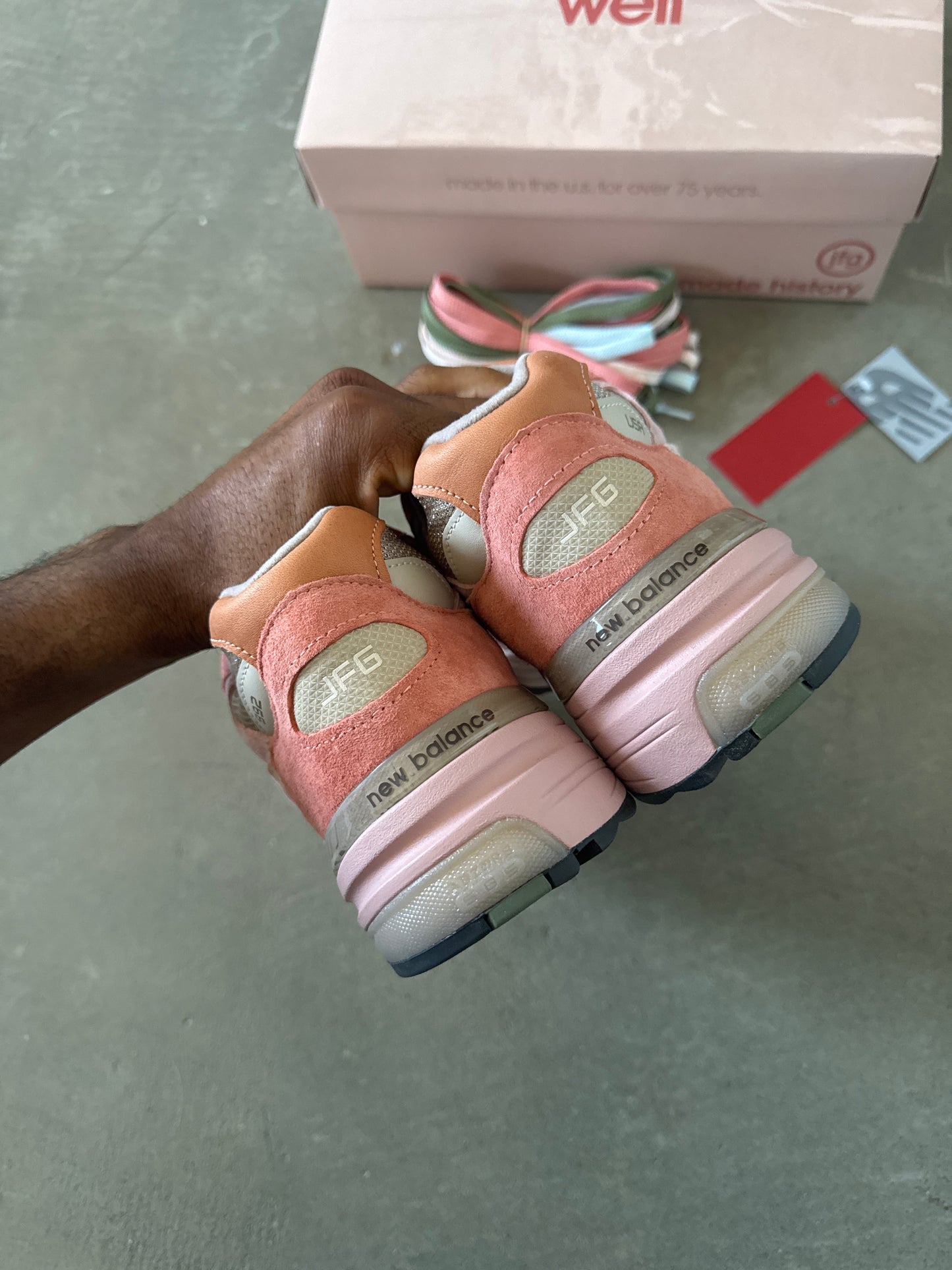 New Balance 992 MiUSA Joe Freshgoods Aged Well