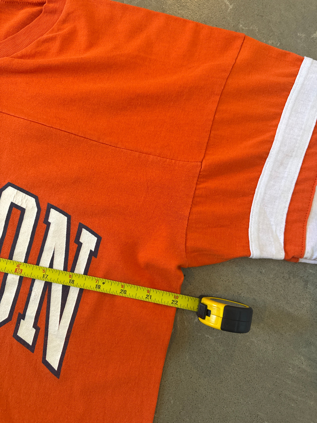 Vintage 90s Logo 7 Clemson University Tigers Raglan Tee