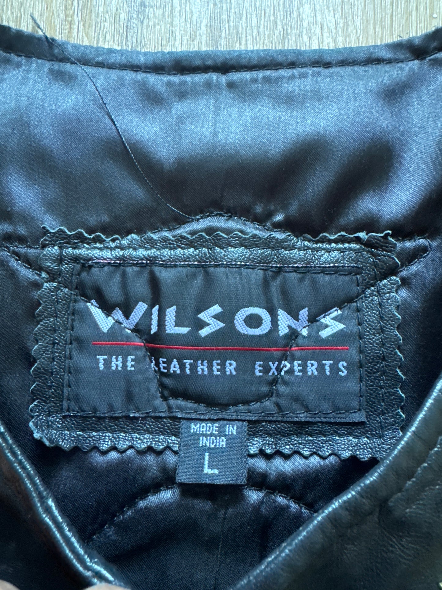 Vintage Wilson The Leather Experts Ladies Of Harley Davidson Patch Leather Vest