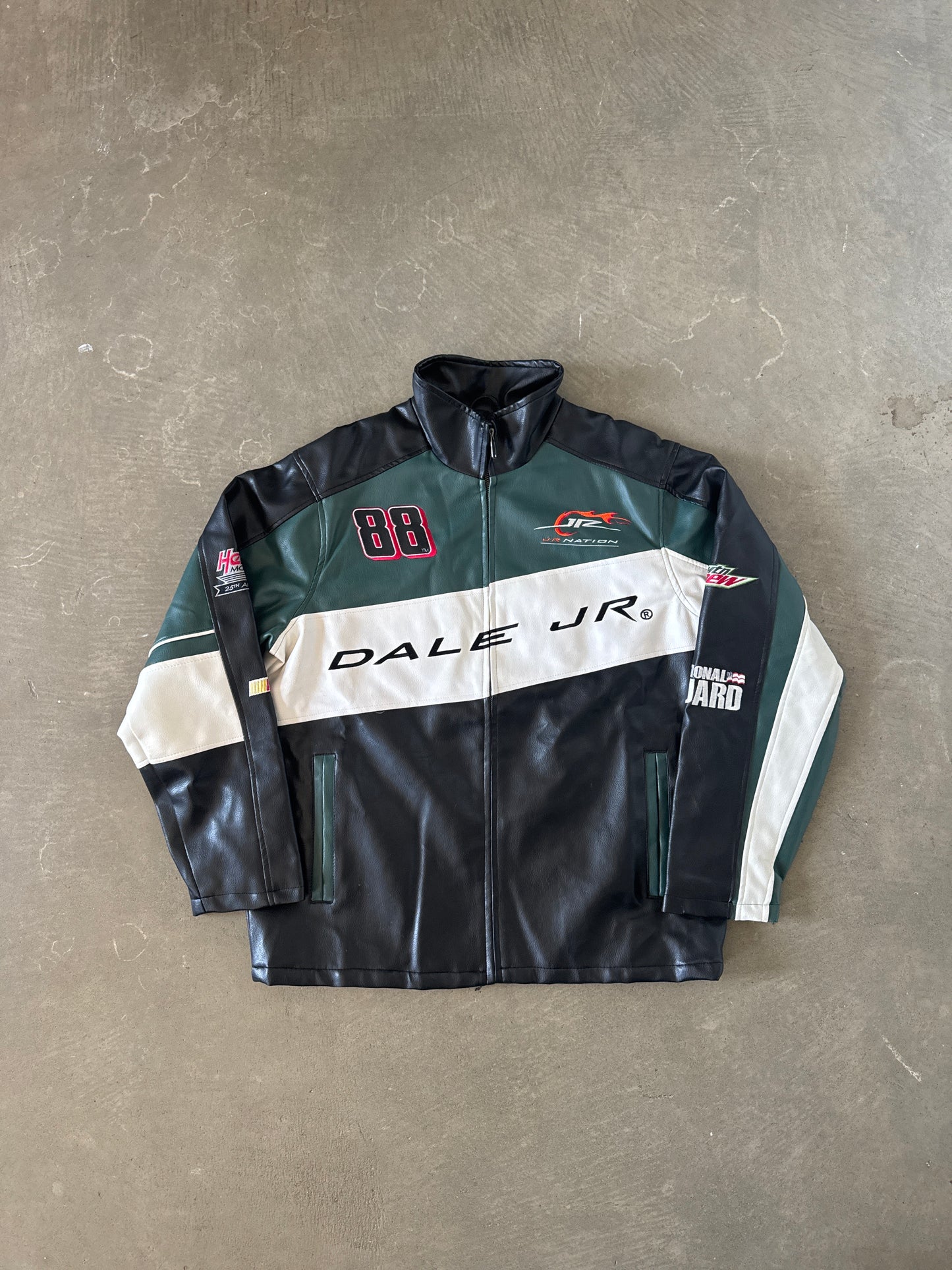 Vintage Nascar Dale Earnhardt Jr. Hendrick Motorsports #88 Leather Jacket