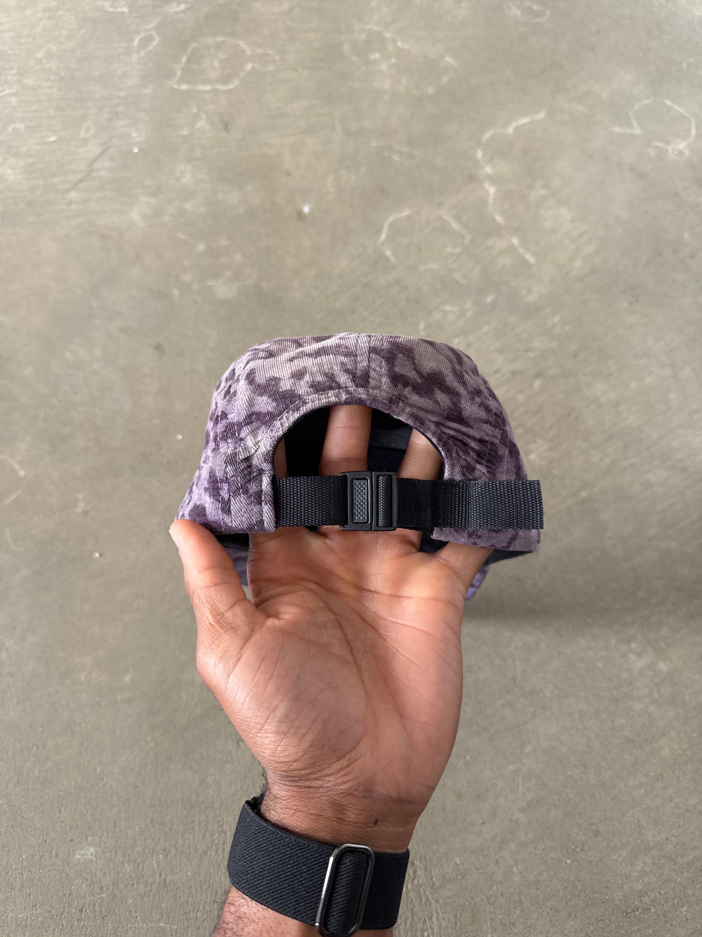 Supreme Liberty Fabric Purple Leopard Print Camp Cap