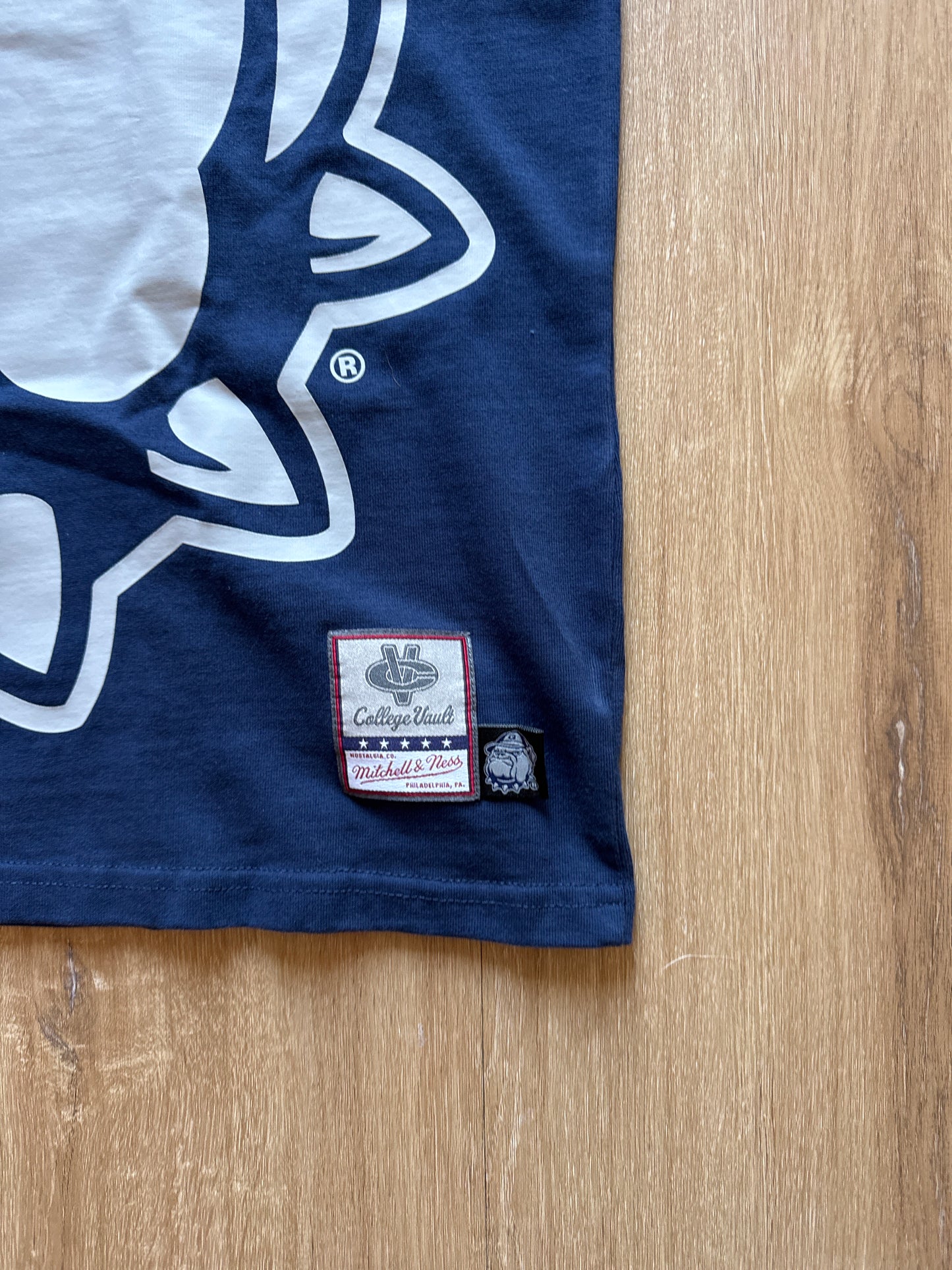 Mitchell & Ness College Vault Georgetown Hoya All Over Print Tee