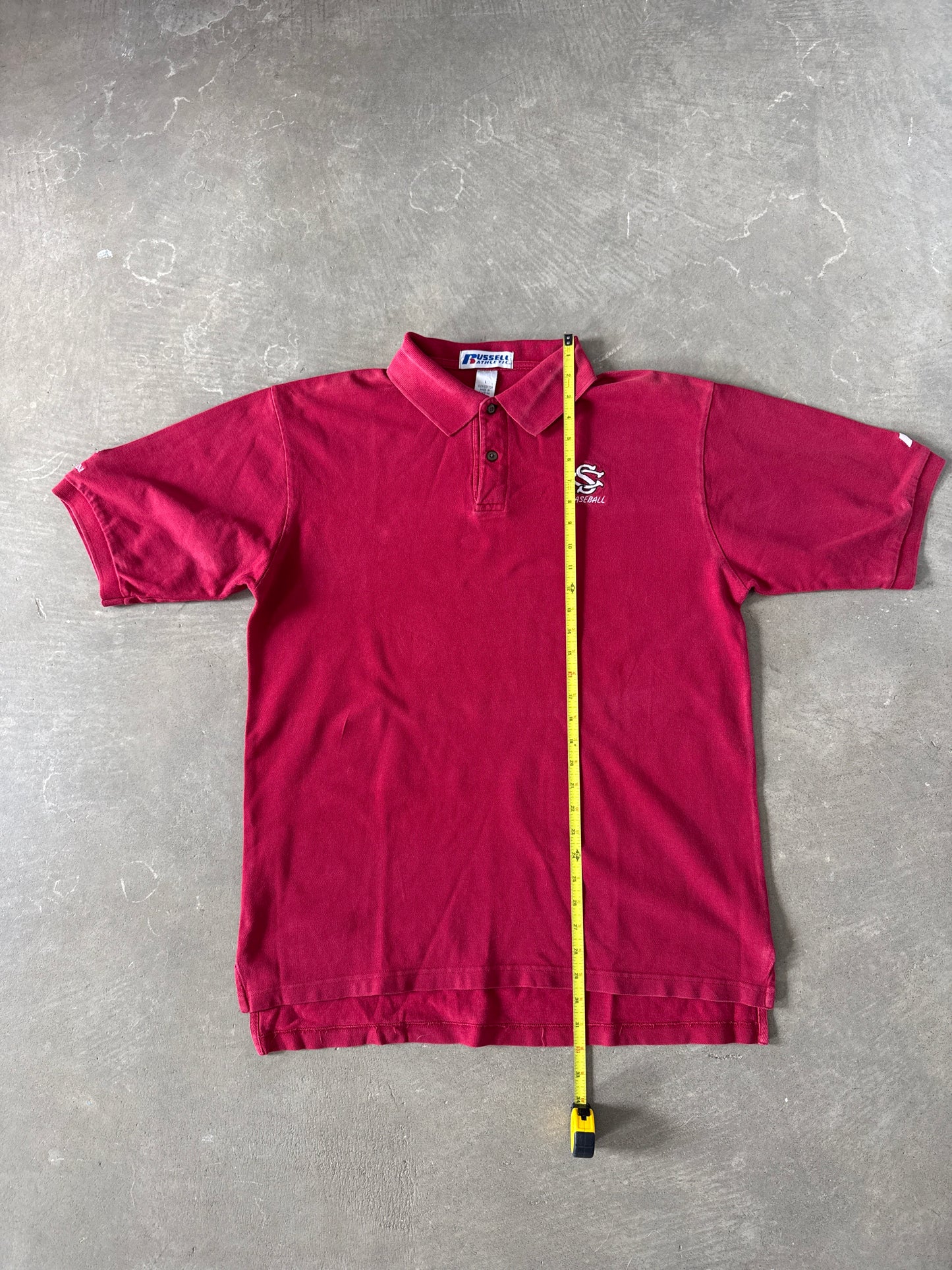 Vintage Russell Athletic University Of South Carolina Gamecocks Polo Shirt