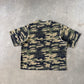 Public Supply NYC Woodland Camo Oversized Cropped Fit Tee