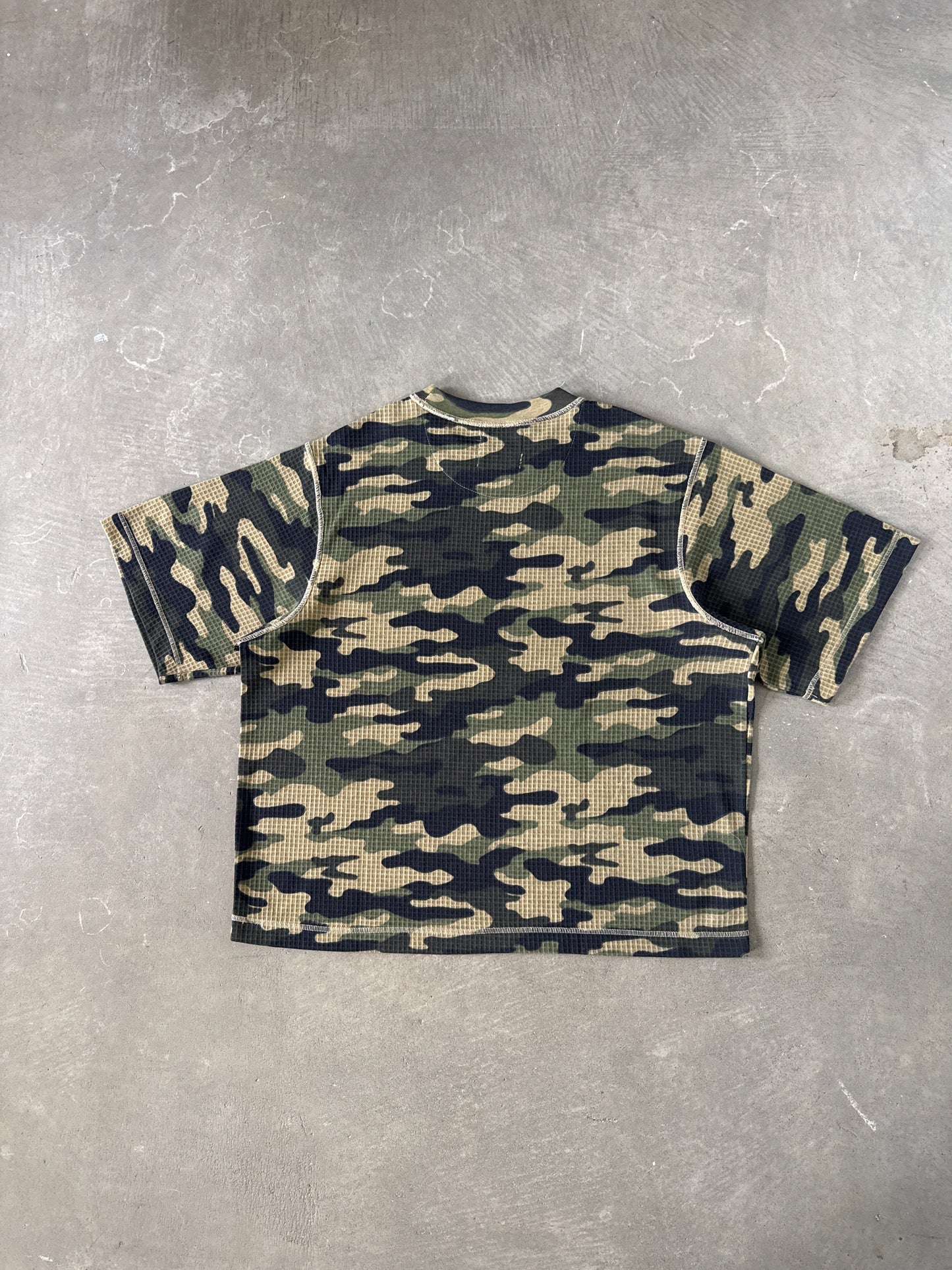 Public Supply NYC Woodland Camo Oversized Cropped Fit Tee