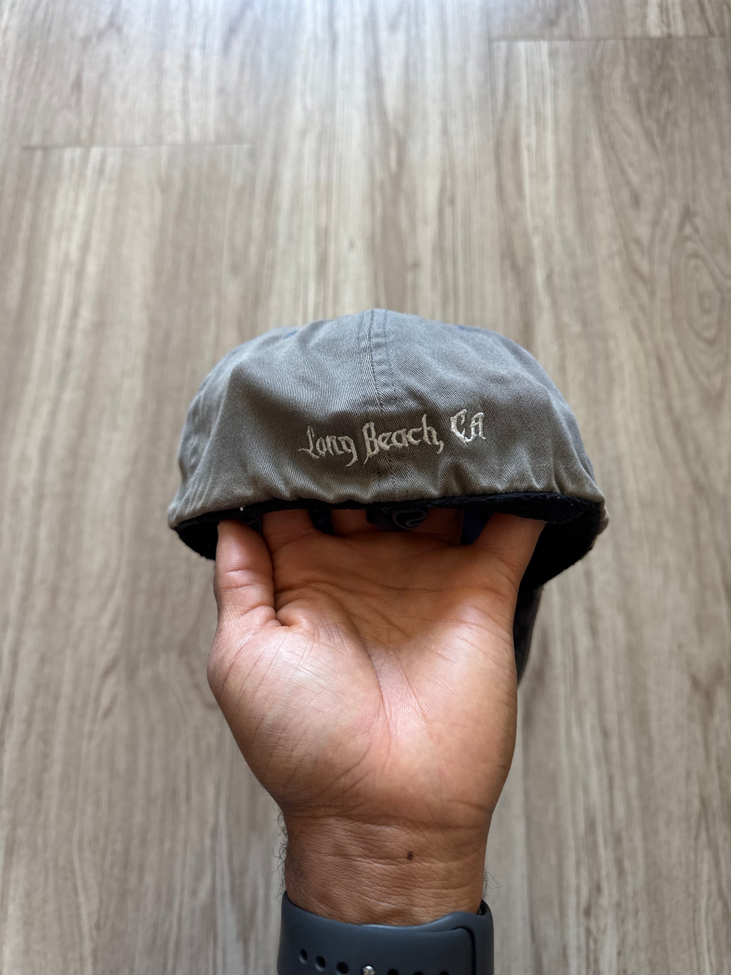 Vintage West Coast Choppers Long Beach California Fitted Hat