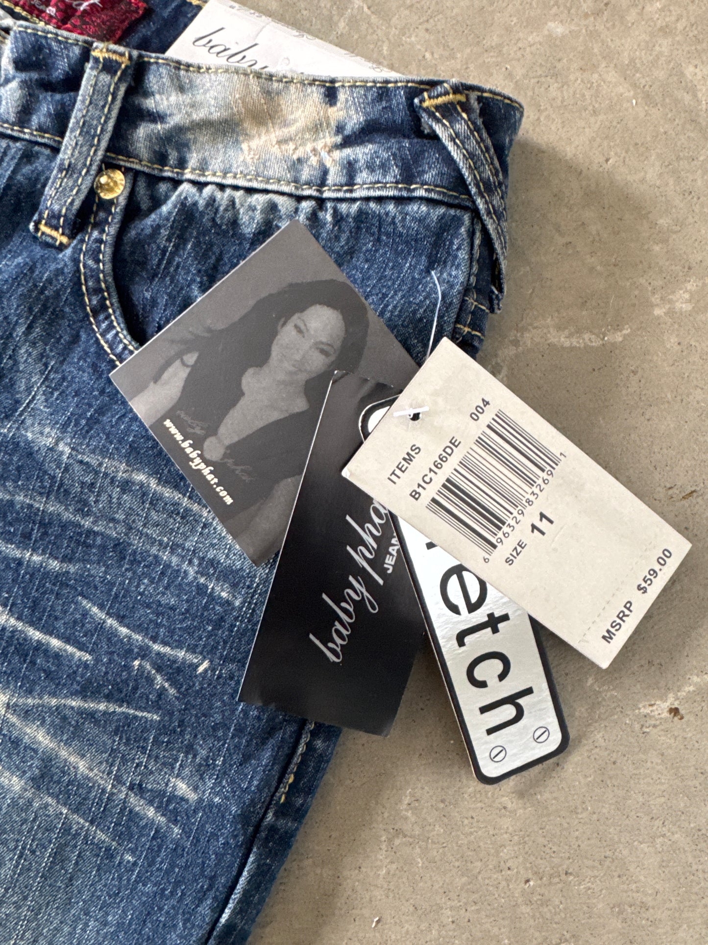 Vintage Y2K Women’s Baby Phat Bootcut Denim Jeans