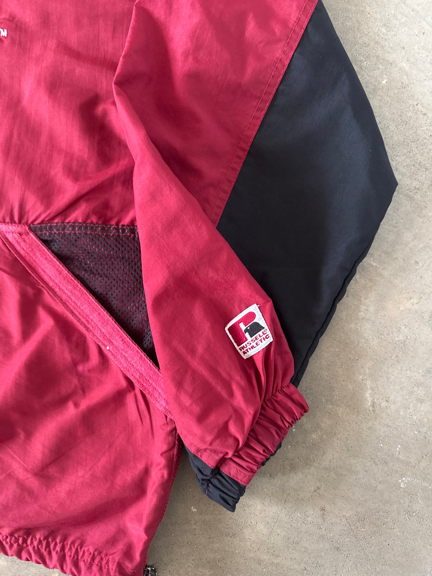 Vintage 90s Russell Athletic University Of South Carolina Gamecocks Windbreaker Pullover