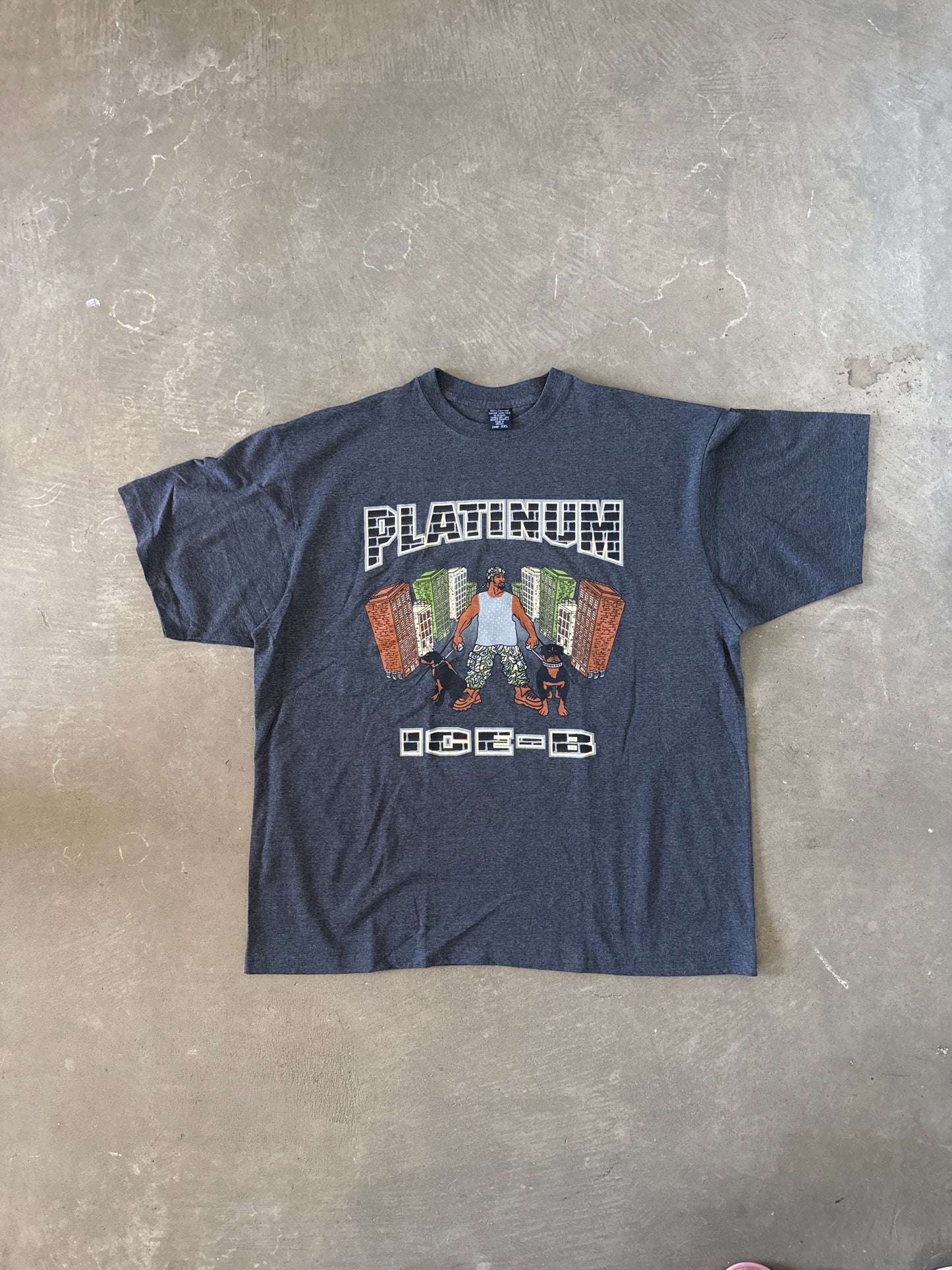 Vintage Y2K Platinum Fubu Ice-B City Tee