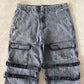 Vintage Marithe Francois Girbaud Distressed Thrashed Utility Pants