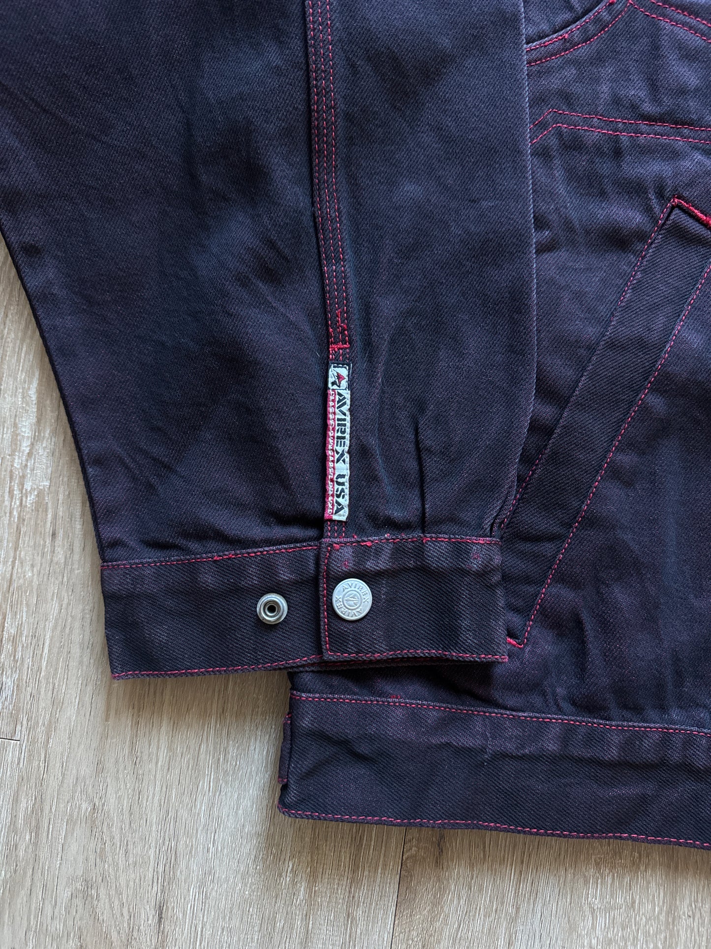 Vintage Avirex Scarlet Denim Jean Jacket