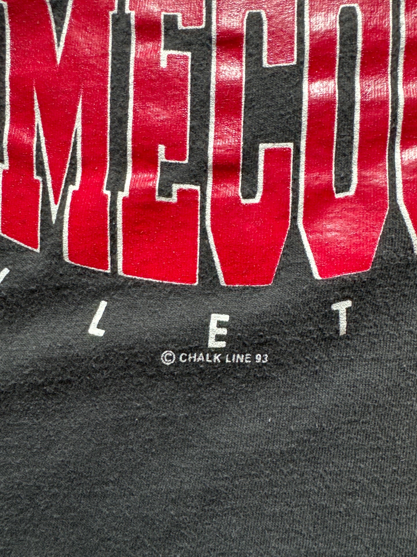 Vintage 1993 Chalk Line University Of South Carolina Gamecocks Hooded Tee