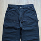 Carhartt Black Loose Fit Washed Dunk Double Front Utility Work Double Knee Pants