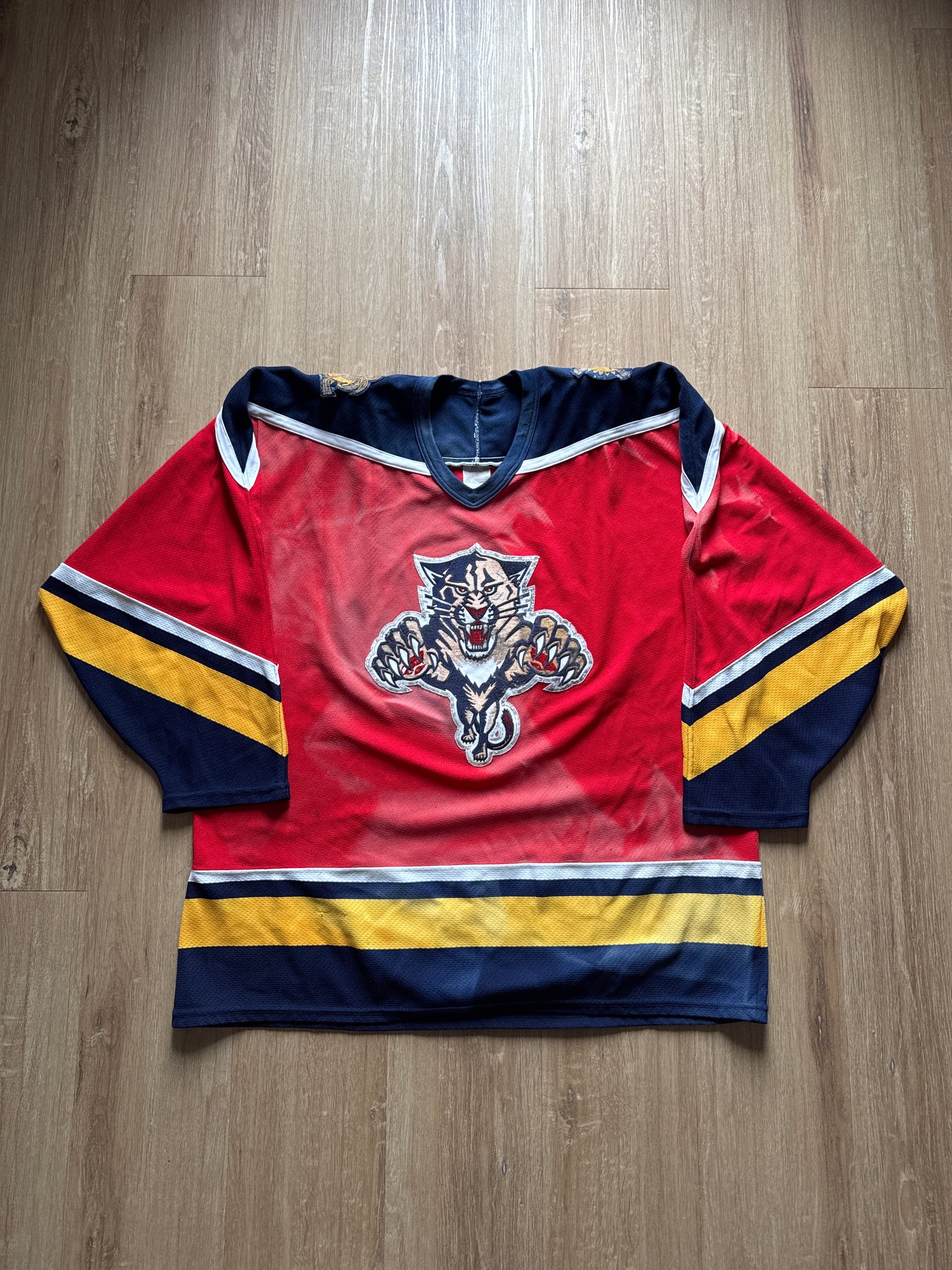 Vintage CCM Florida Panthers Sunfaded Hockey Jersey