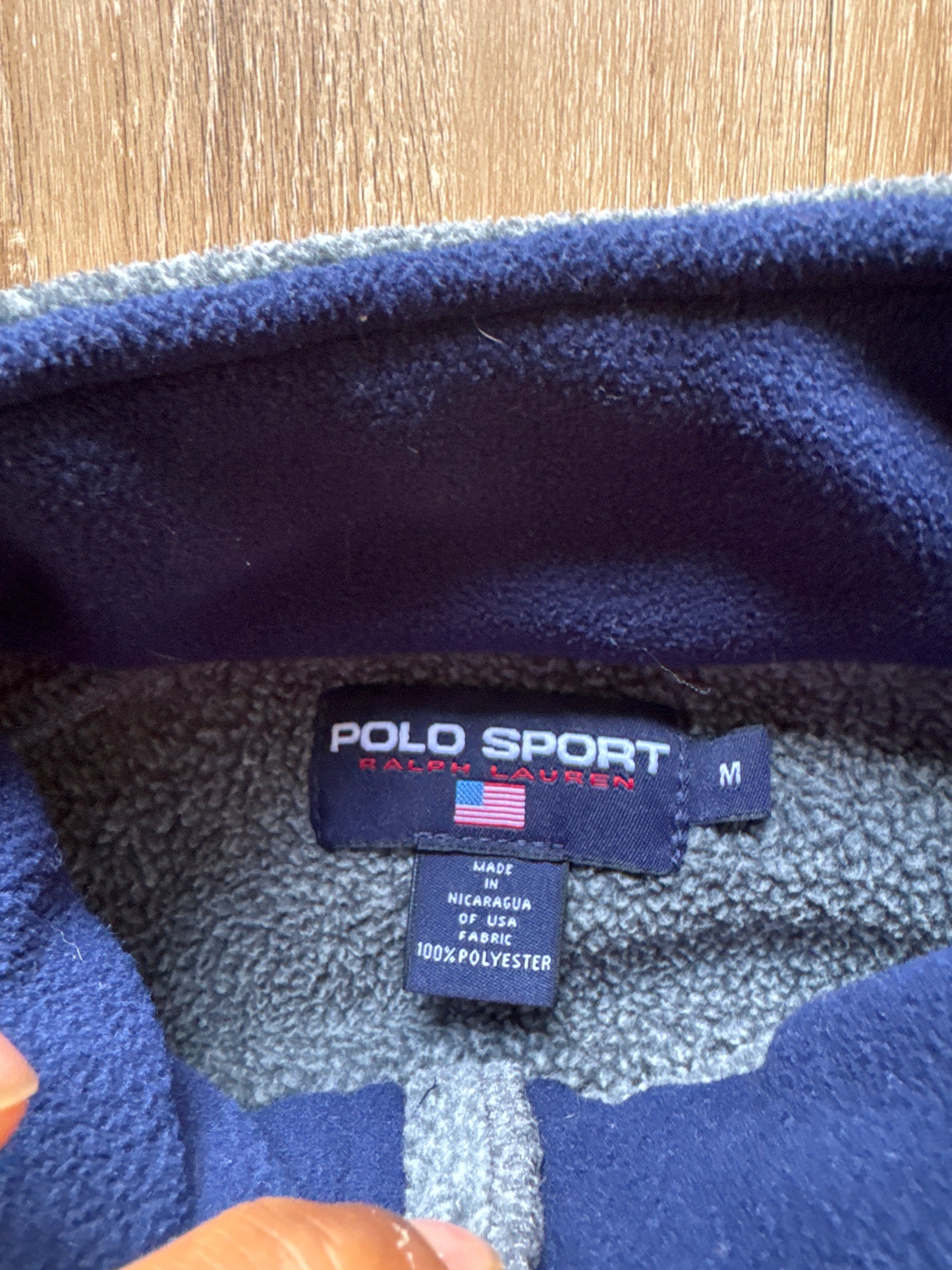 Vintage Polo Ralph Lauren Polo Sport Half Zip Fleece Pullover