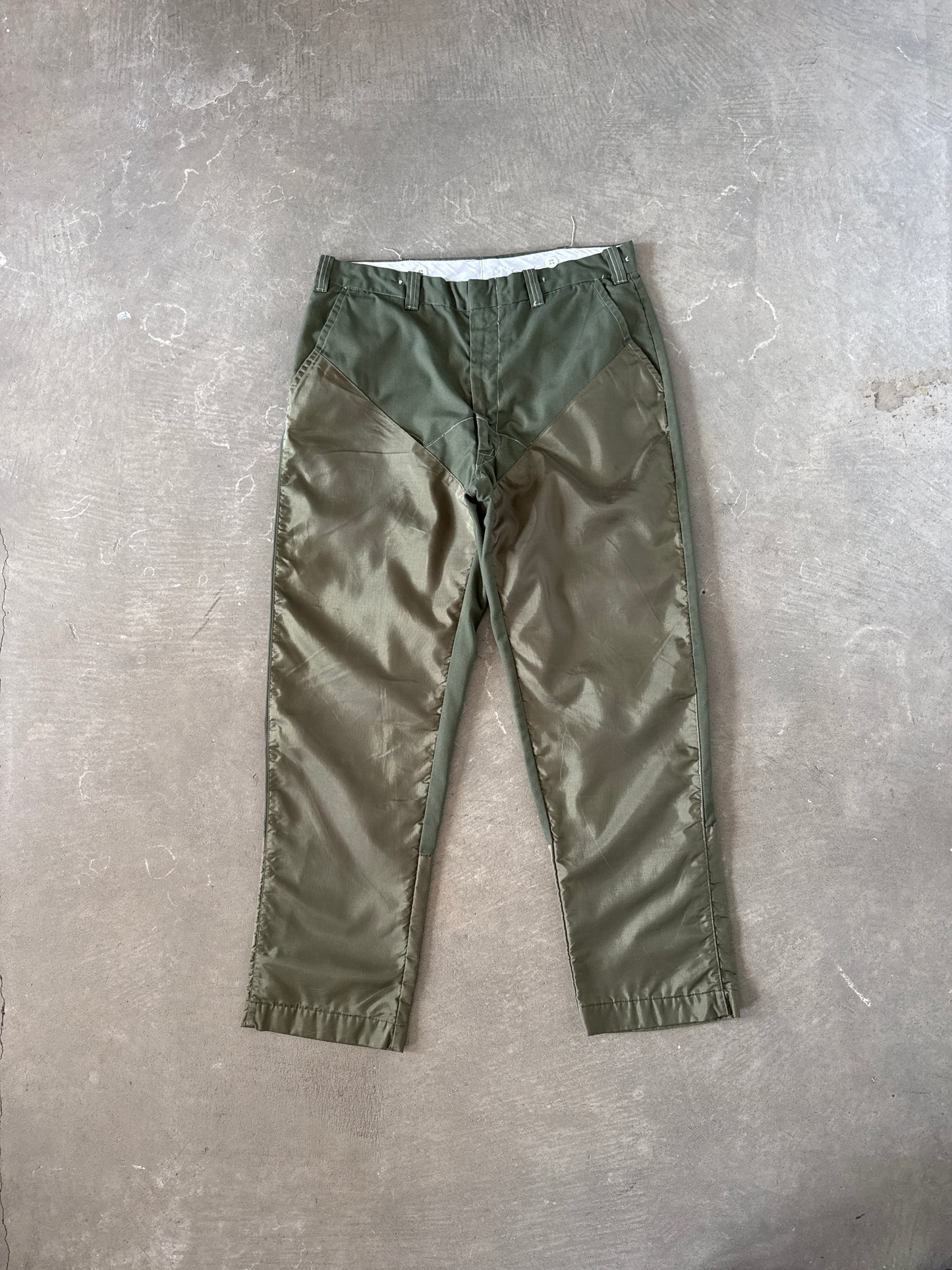 Vintage Briar Brush Olive Green Hunting Pants