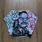 Vintage 90s Malcolm X All Over Print Sweatshirt