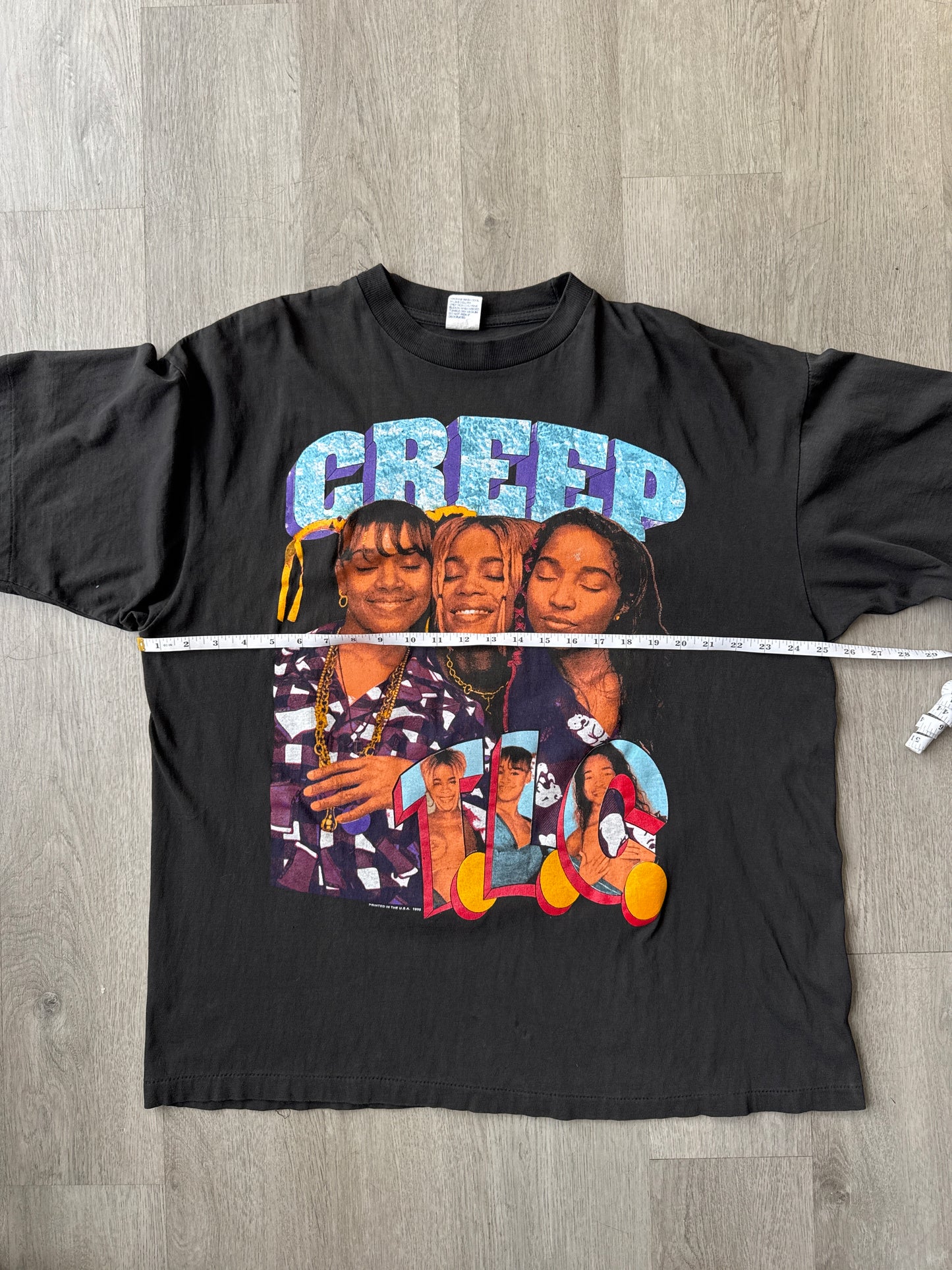 Vintage 1995 TLC Creep Crazy Sexy Cool Rap Tee