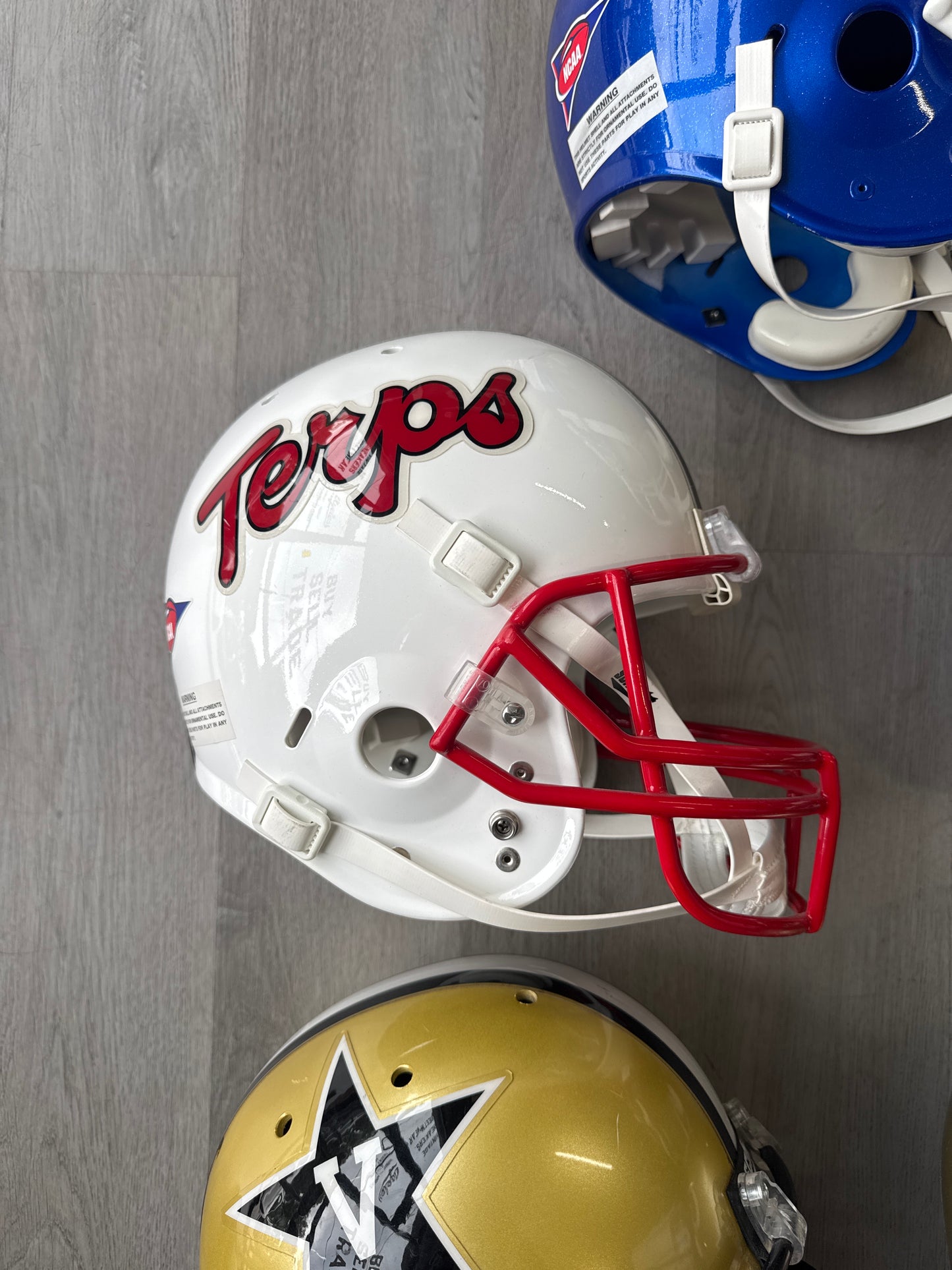 NCAA Schutt XP Full Size REPLICA Gameday Football Helmet Bundle