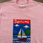 Supreme Sailboat Light Pink Tee (SS20)
