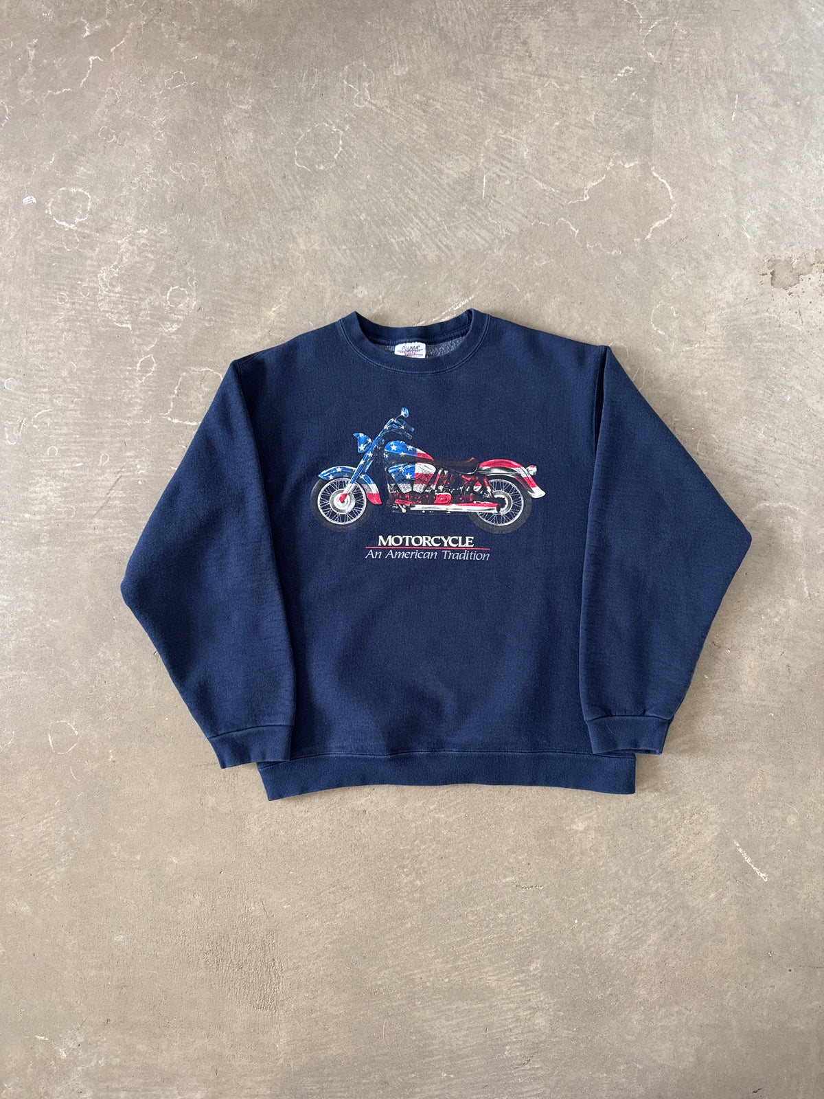 Vintage Motorcycle An American Tradition Sweatshirt