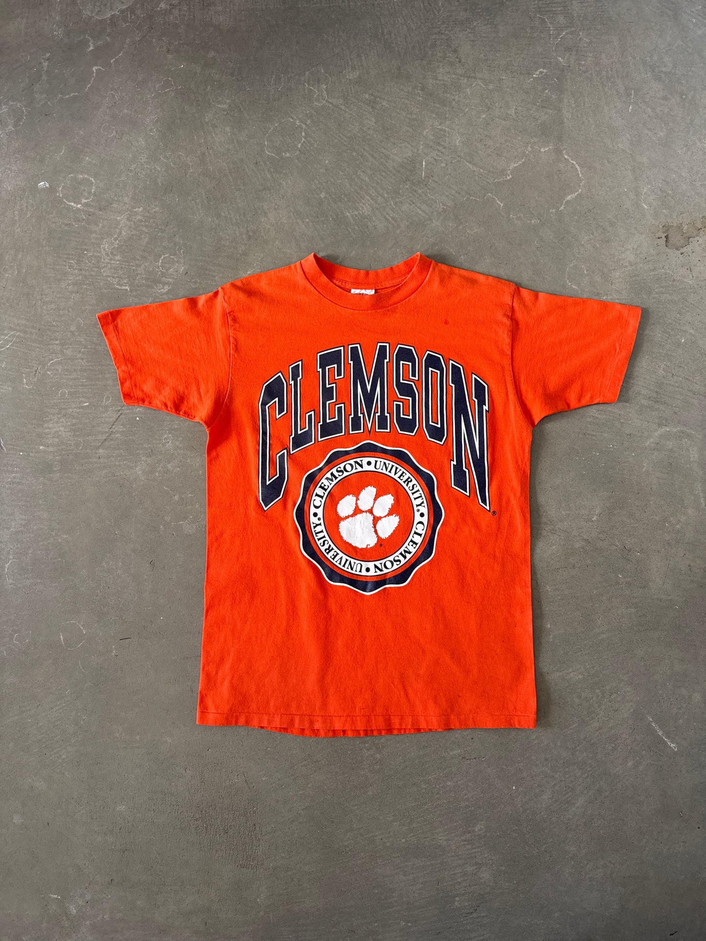 Vintage 90s Nutmeg Clemson University Tigers Tee