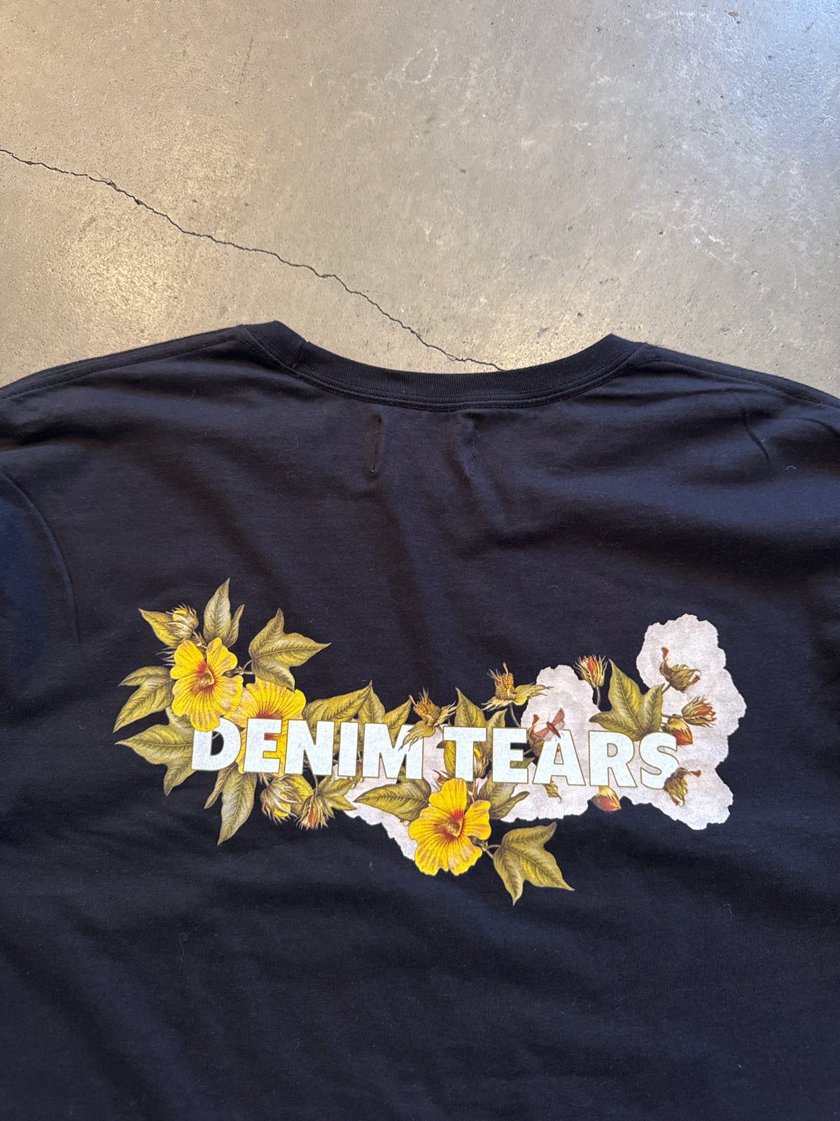 Denim Tears Seasonal Biblical Black Tee