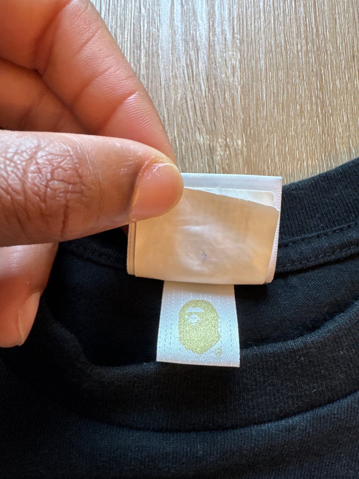 A Bathing Ape Bape Forest Camo College Tee