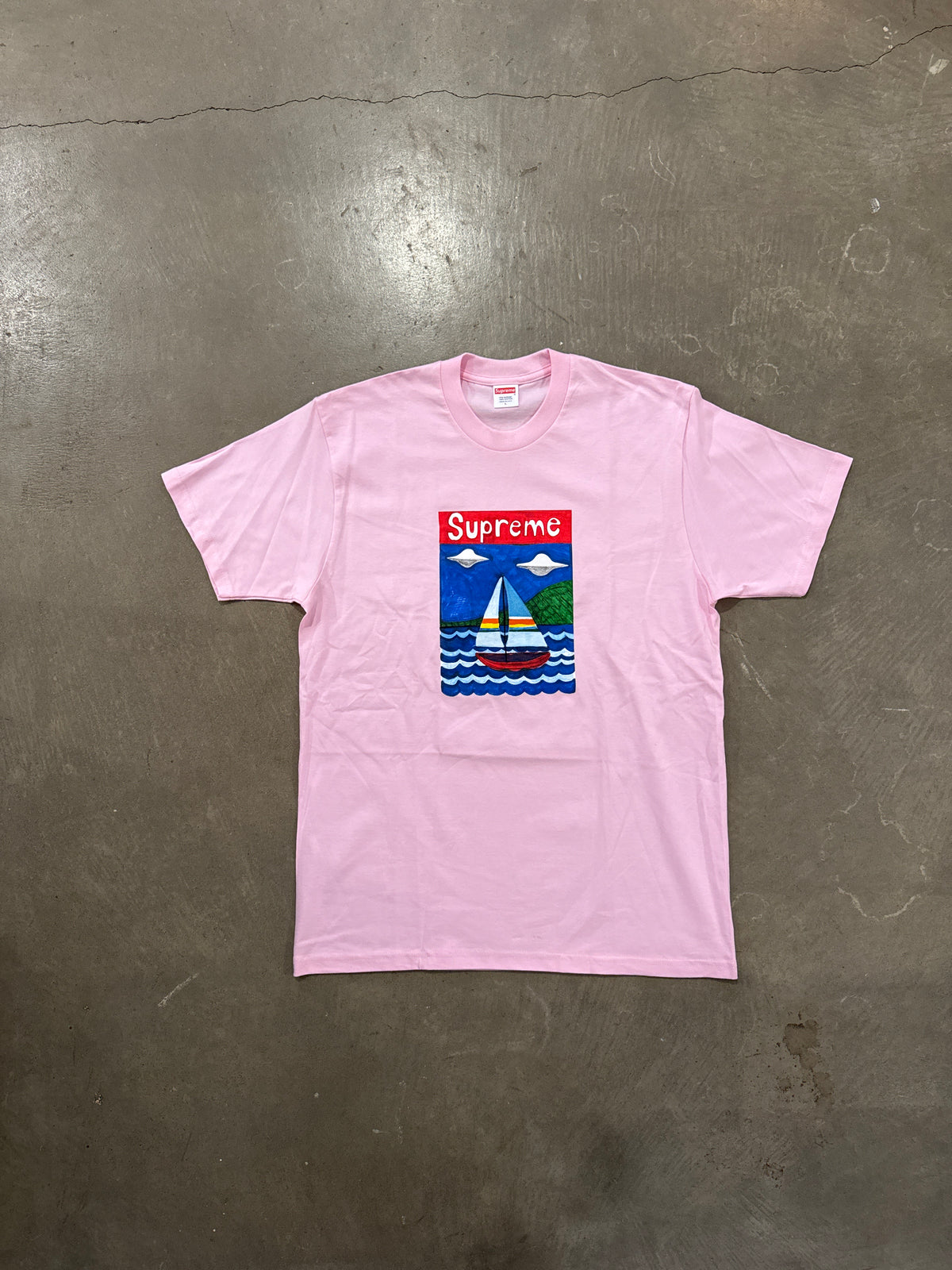 Supreme Sailboat Light Pink Tee (SS20)
