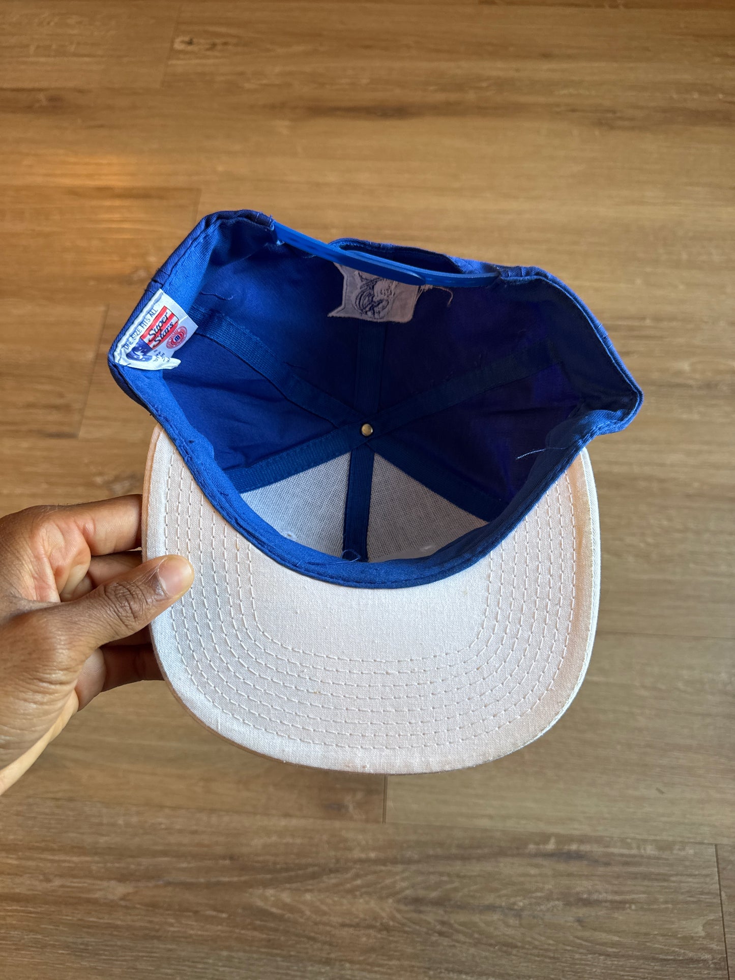 Vintage 90s Super Star Speedway Collegiate Sportswear Duke University Blue Devils Snap Back Hat