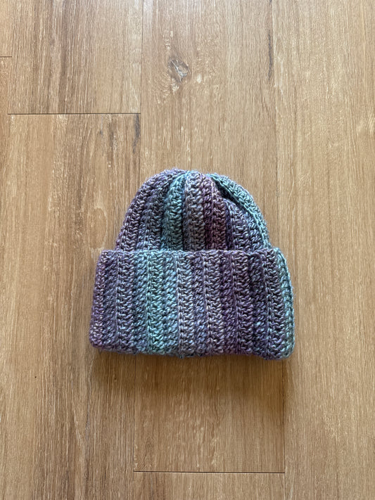 Vintage Crochet Multicolored Beanie