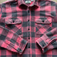 Vintage Timber Trailer Heavy Cotton Plaid Button Up Shirt