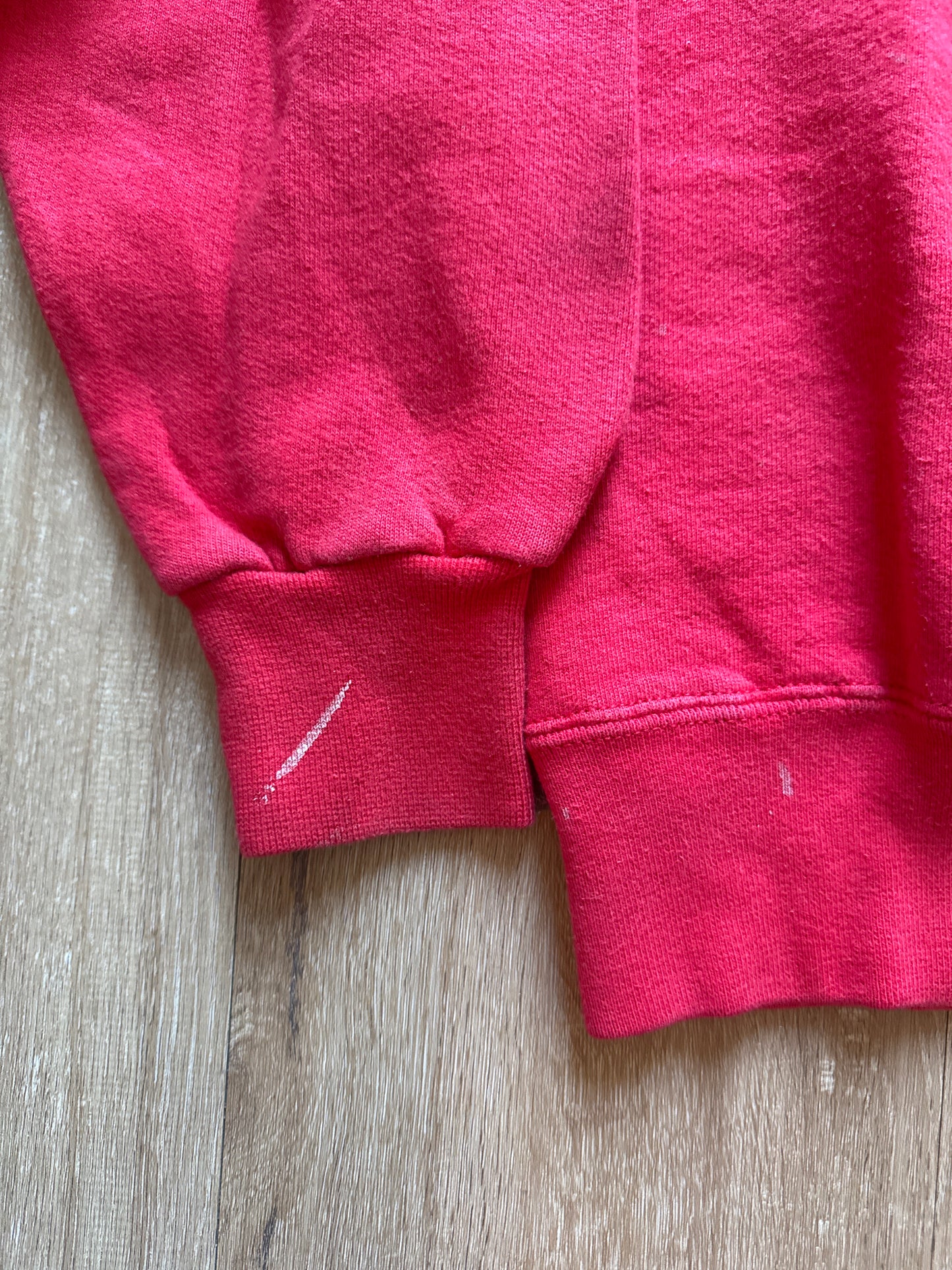 Vintage 90s Russell Athletic Faded Red Logo Sweatshirt